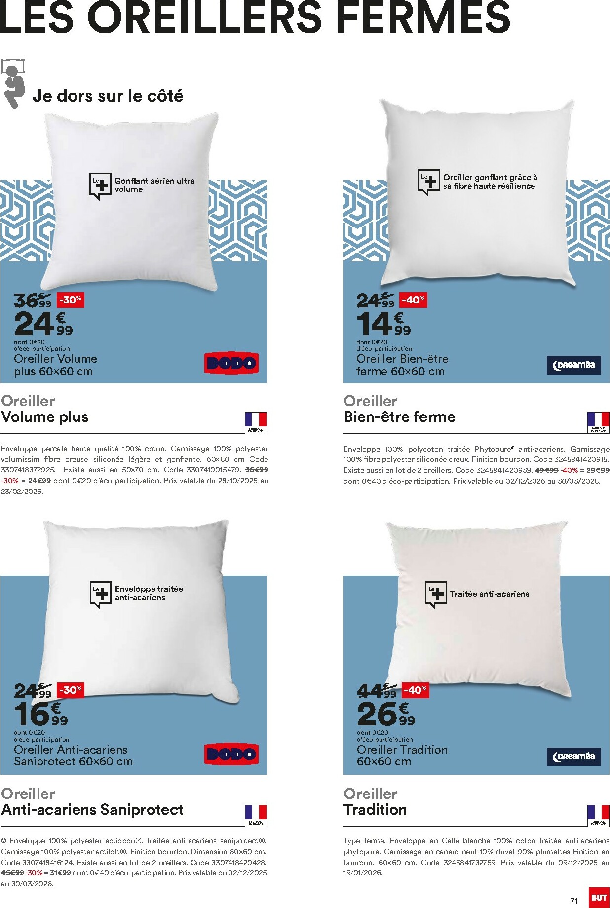 but - Catalogue But - Guide Literie valable du 02/12 au 23/02 - page: 71