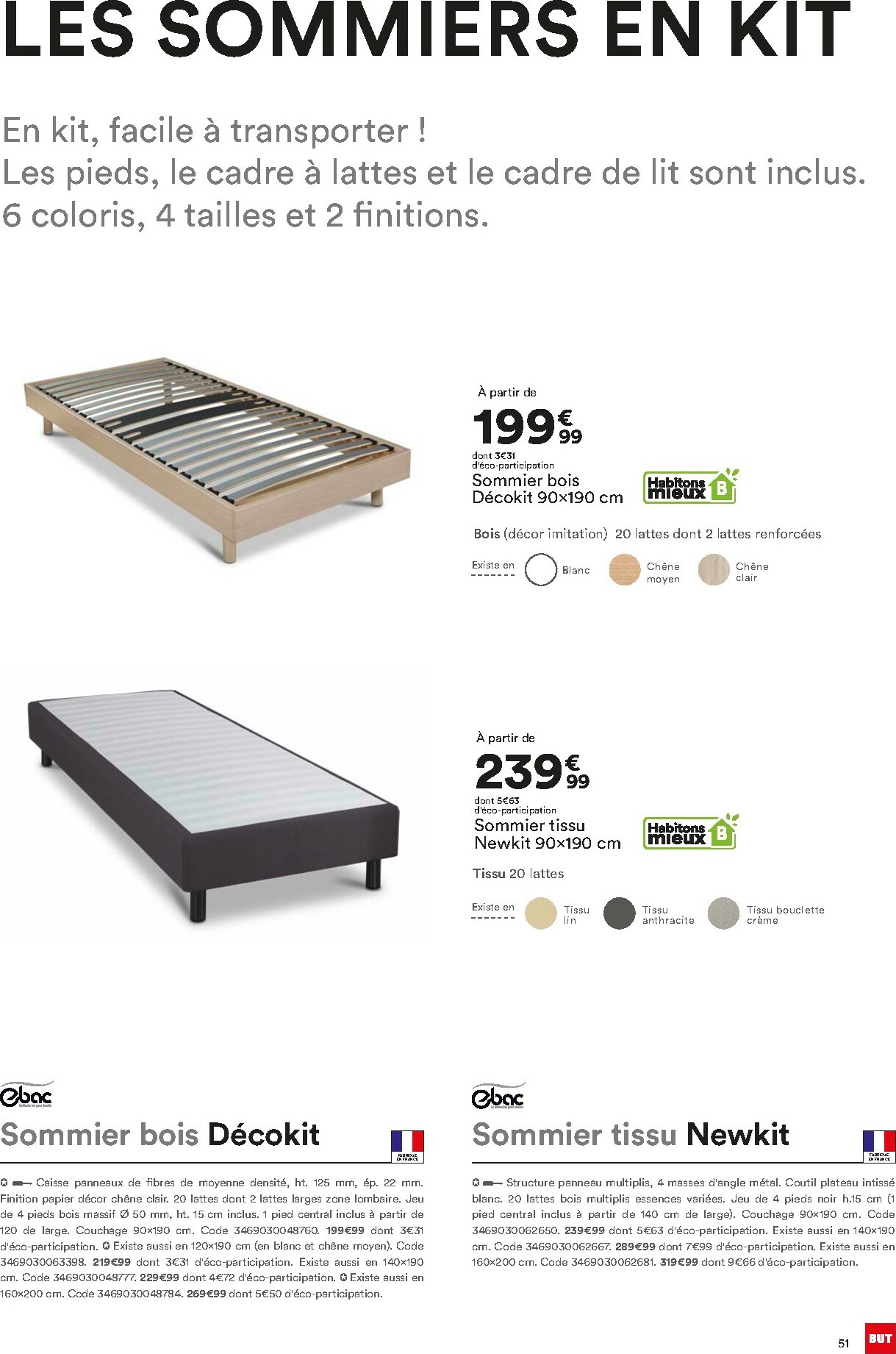 but - Catalogue But - Guide Literie valable du 02/12 au 23/02 - page: 51