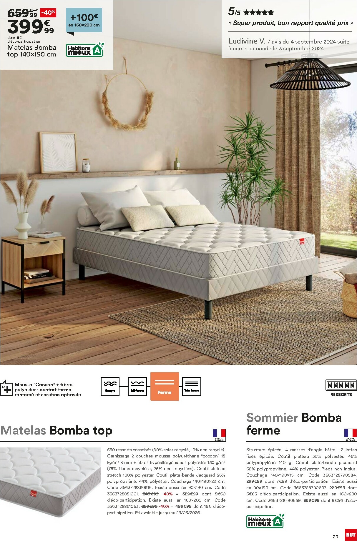 but - Catalogue But - Guide Literie valable du 02/12 au 23/02 - page: 29