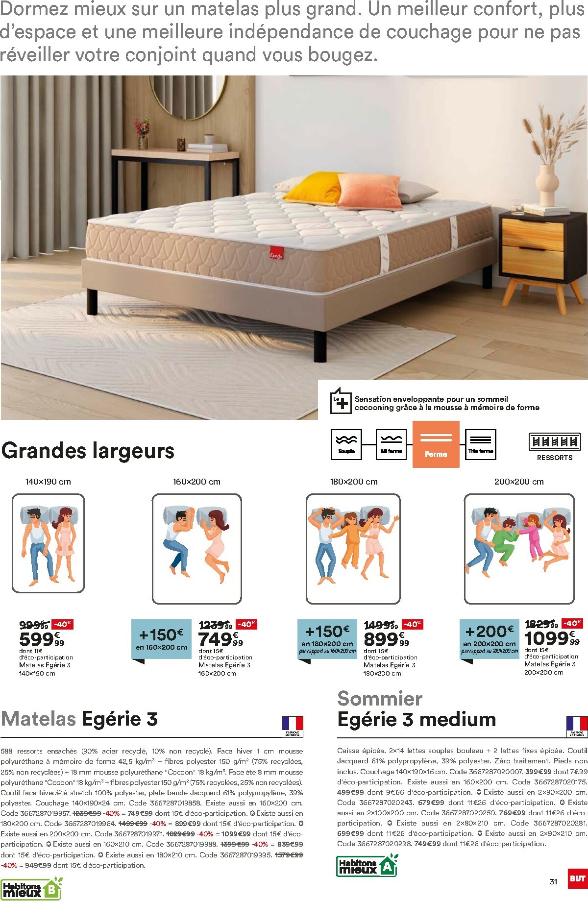 but - Catalogue But - Guide Literie valable du 02/12 au 23/02 - page: 31