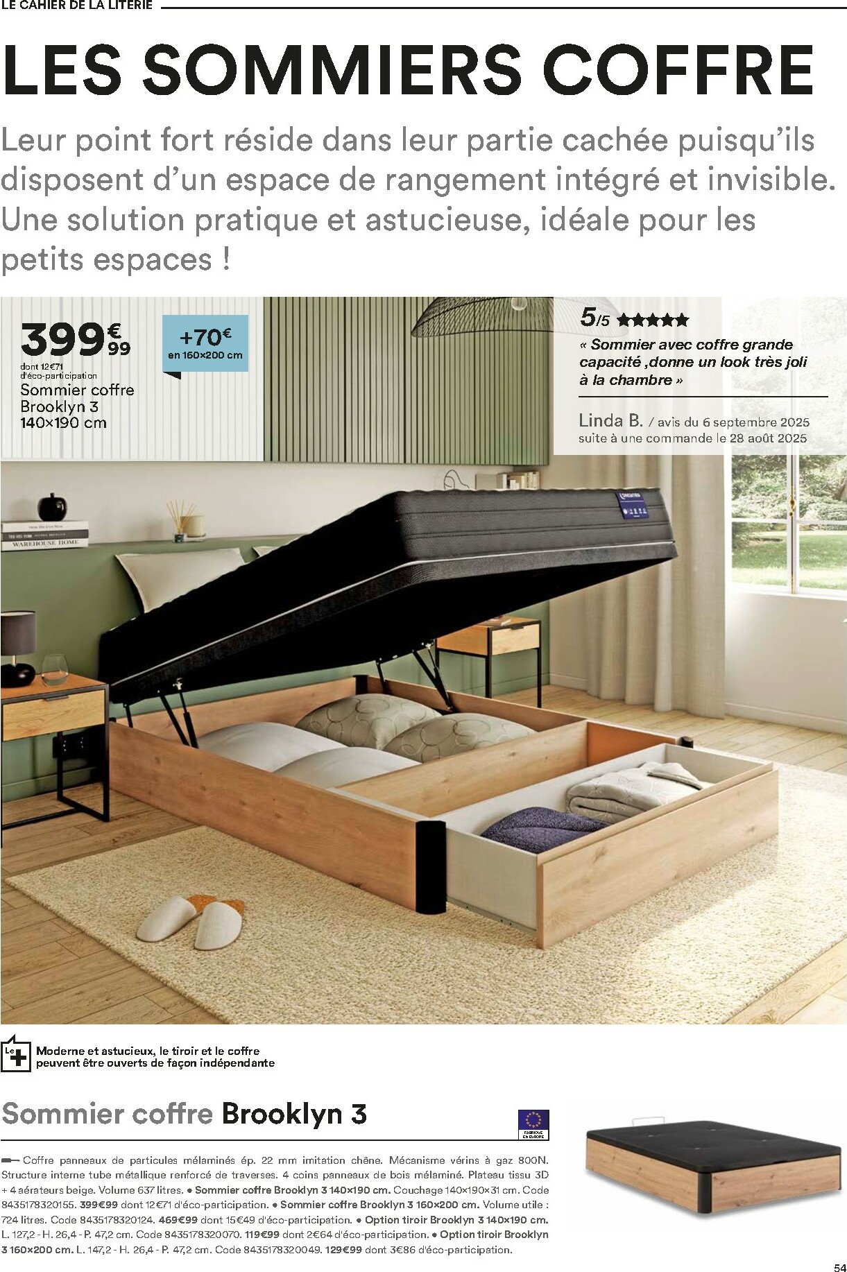 but - Catalogue But - Guide Literie valable du 02/12 au 23/02 - page: 54