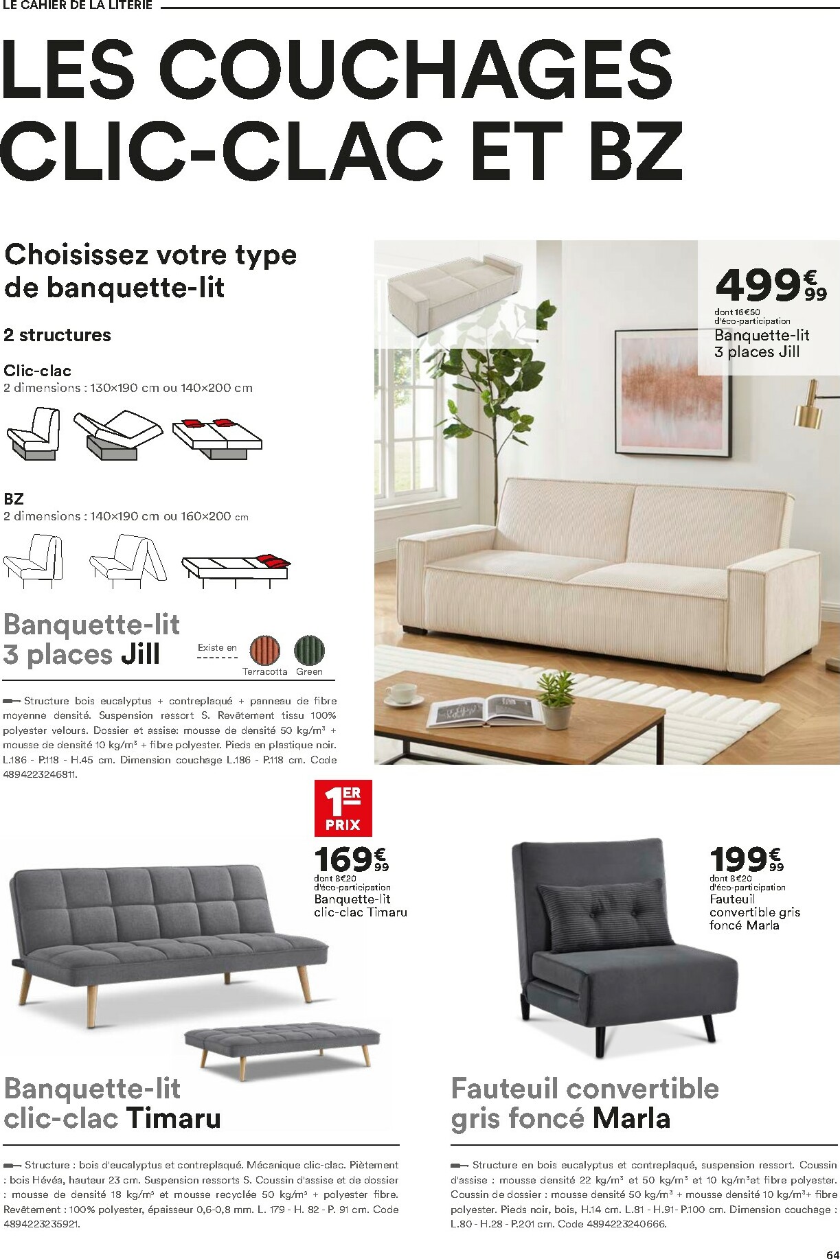 but - Catalogue But - Guide Literie valable du 02/12 au 23/02 - page: 64