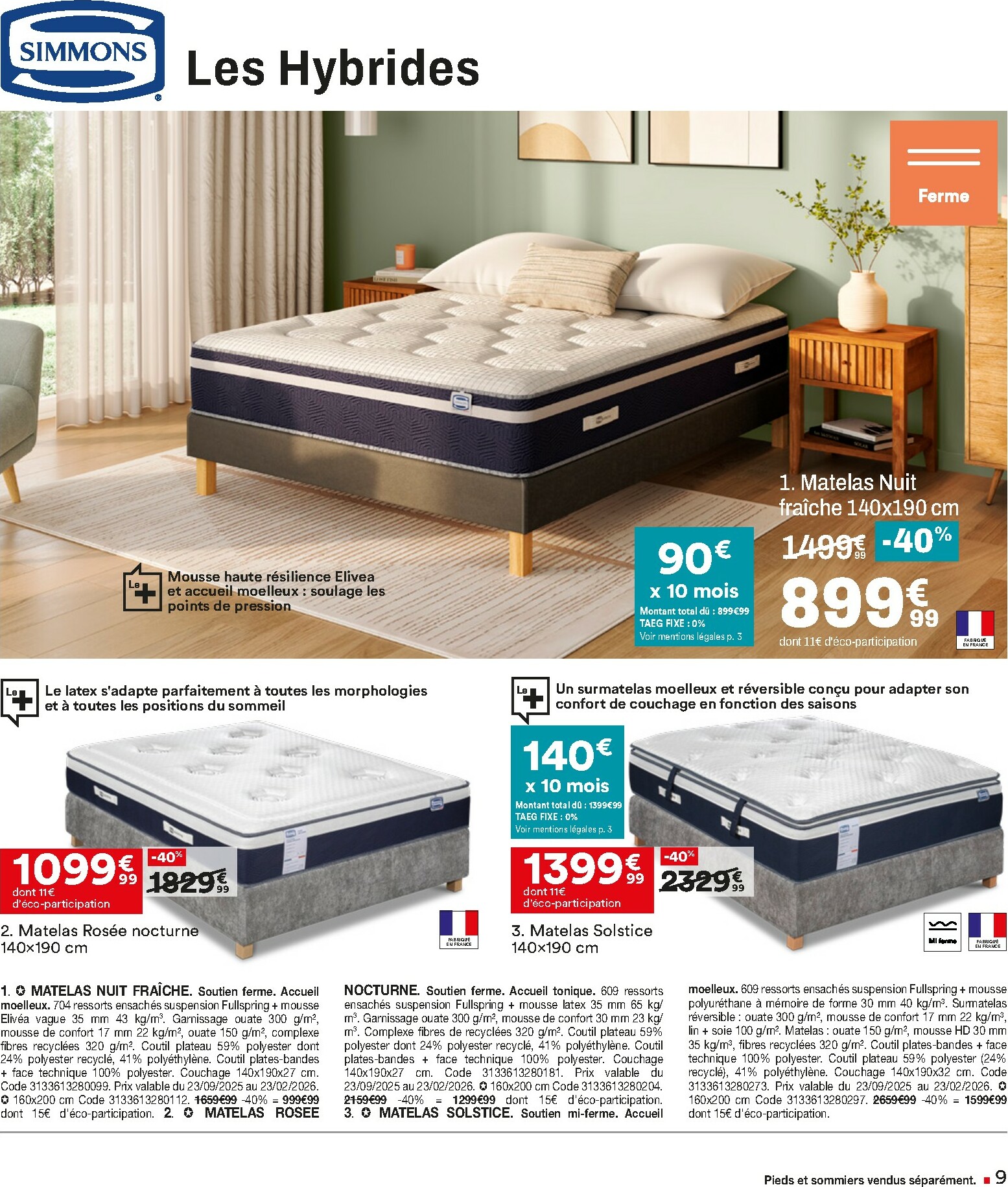 but - Catalogue But - Expert Literie valable du 23/12 au 19/01 - page: 9