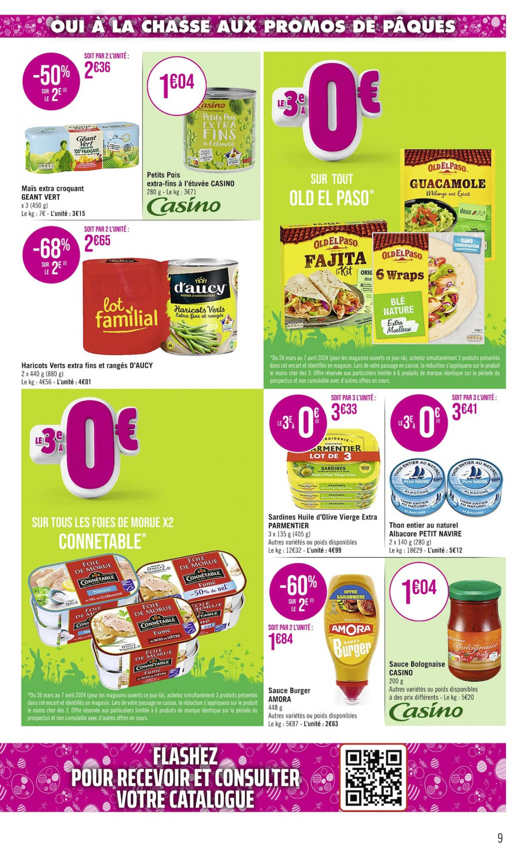 casino - Casino supermarché - Oui À La Chasse Aux Promos De Pâques ! valable à partir de 26.03.2024 - page: 9