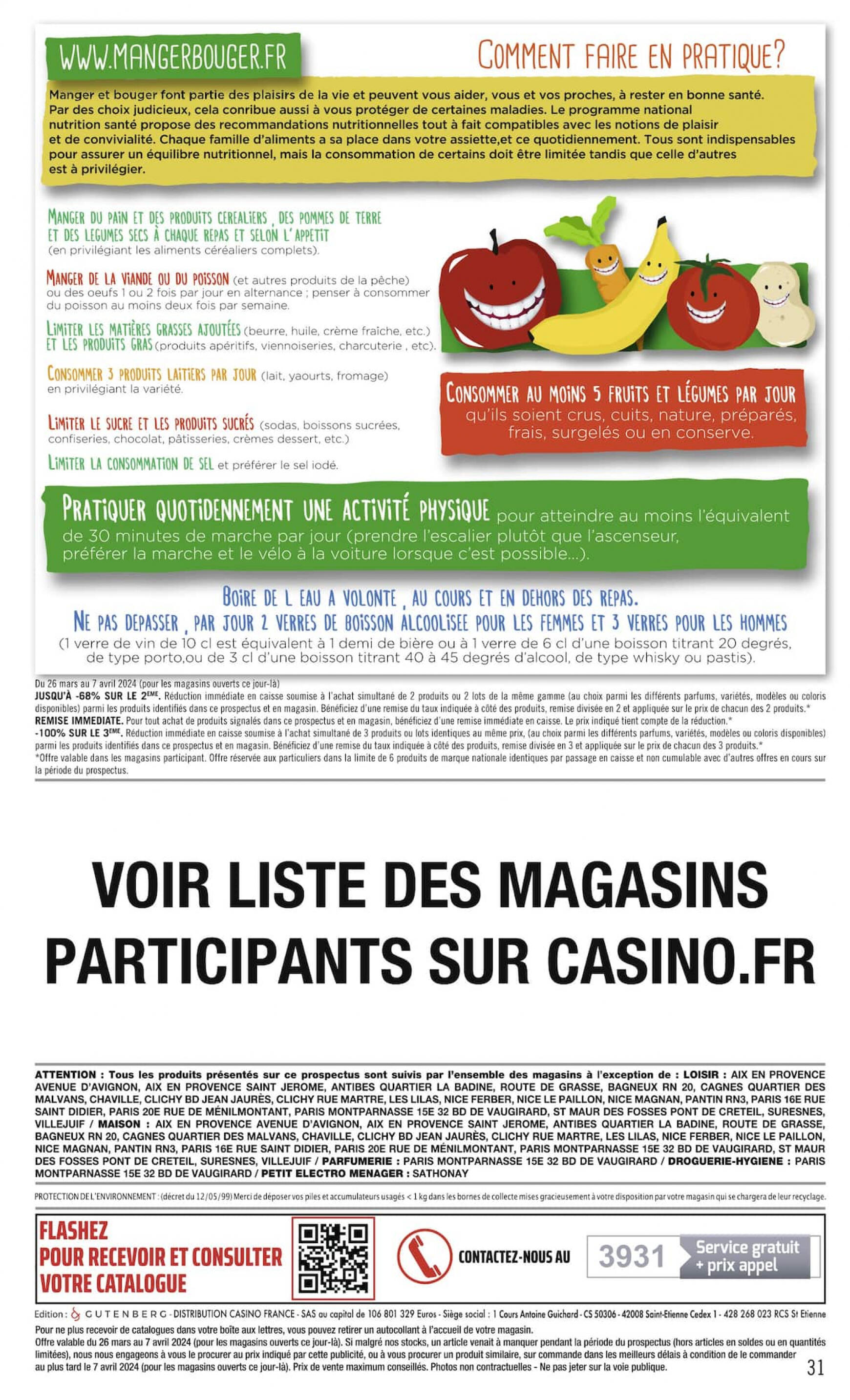 casino - Casino supermarché - Oui À La Chasse Aux Promos De Pâques ! valable à partir de 26.03.2024 - page: 31