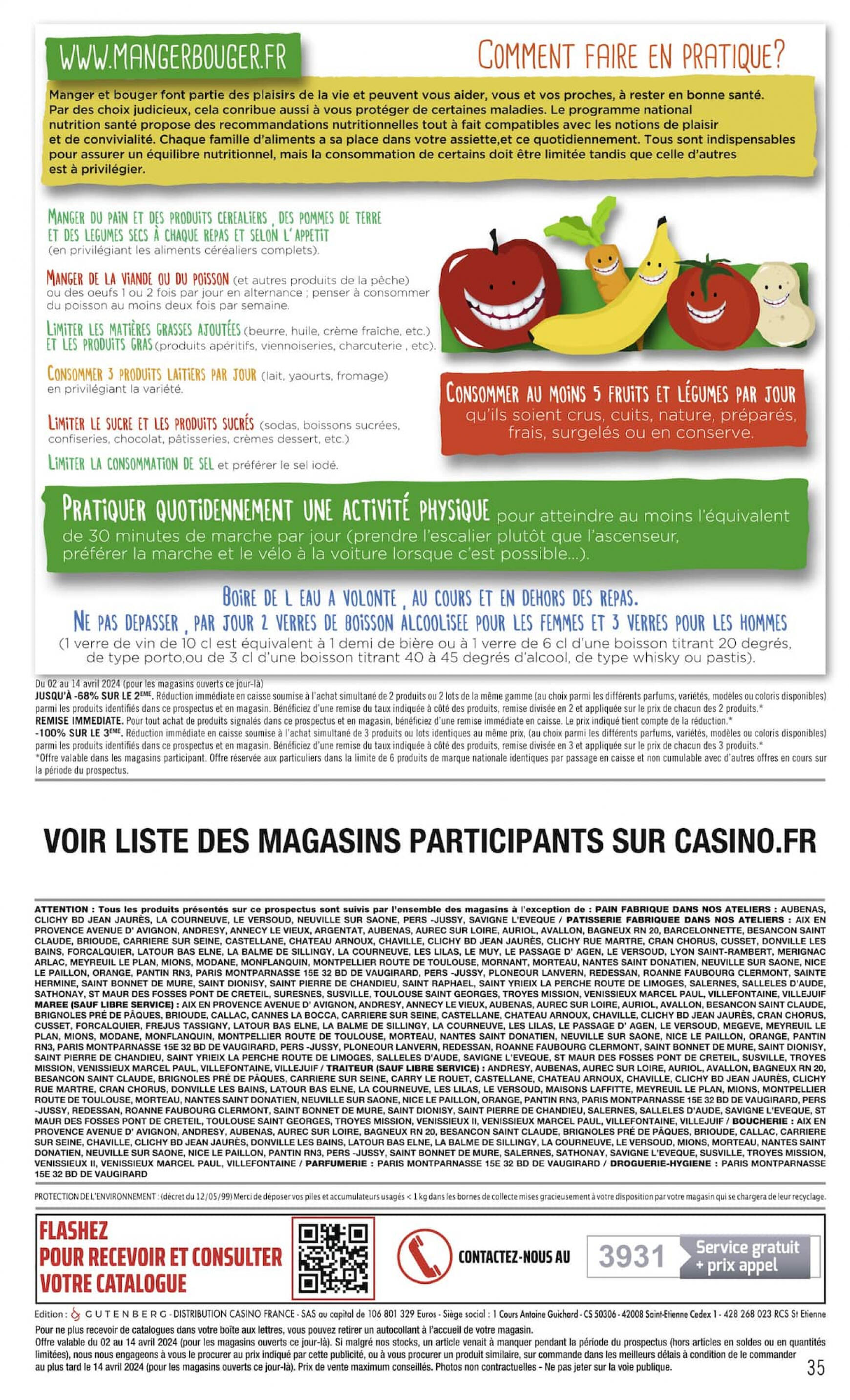 casino - Casino Supermarché valable à partir de 02.04.2024 - page: 35
