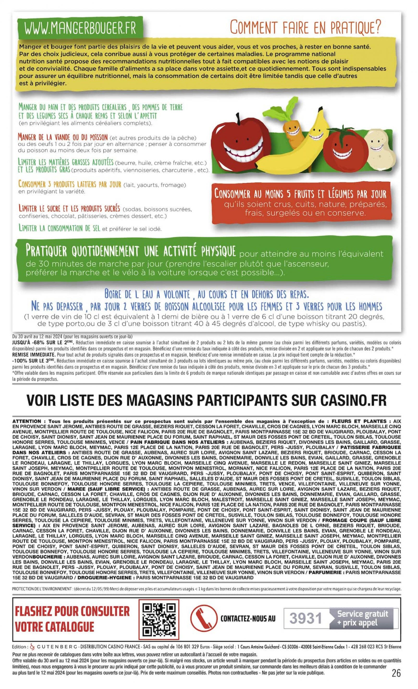 casino - Prospectus Casino Supermarché actuel 30.04. - 12.05. - page: 26