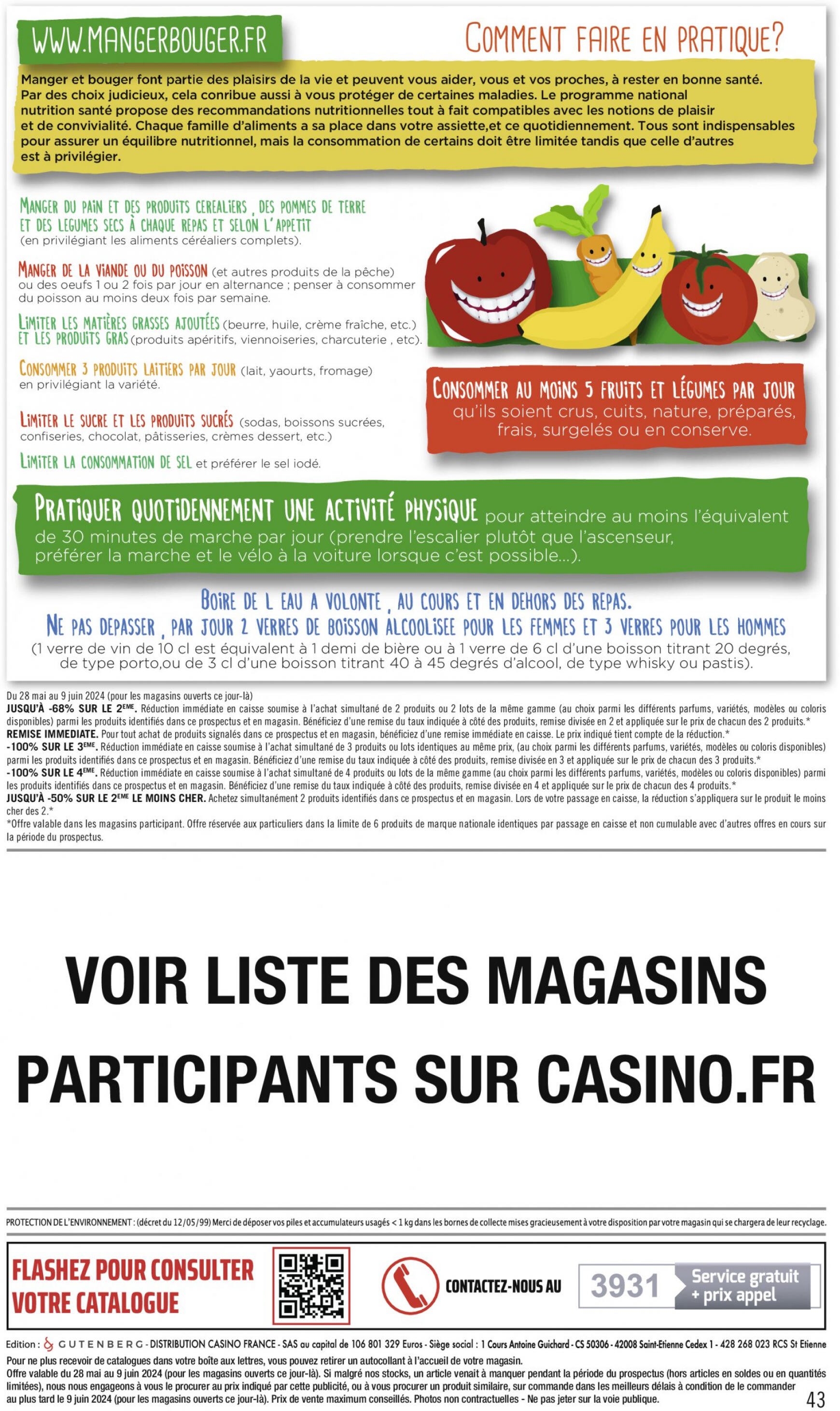 casino - Prospectus Casino Supermarché actuel 28.05. - 09.06. - page: 43