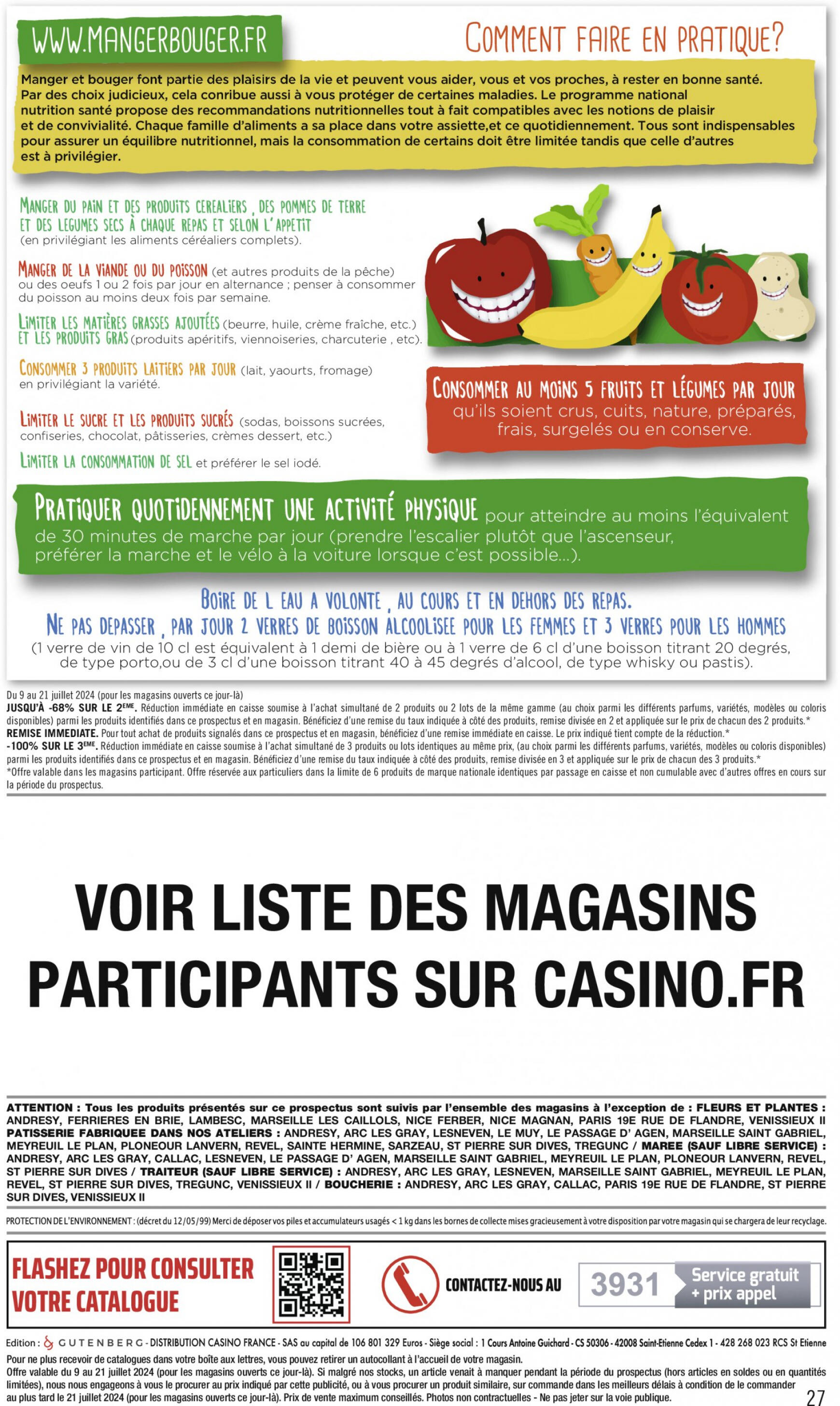 casino - Prospectus Casino Supermarché actuel 09.07. - 21.07. - page: 27