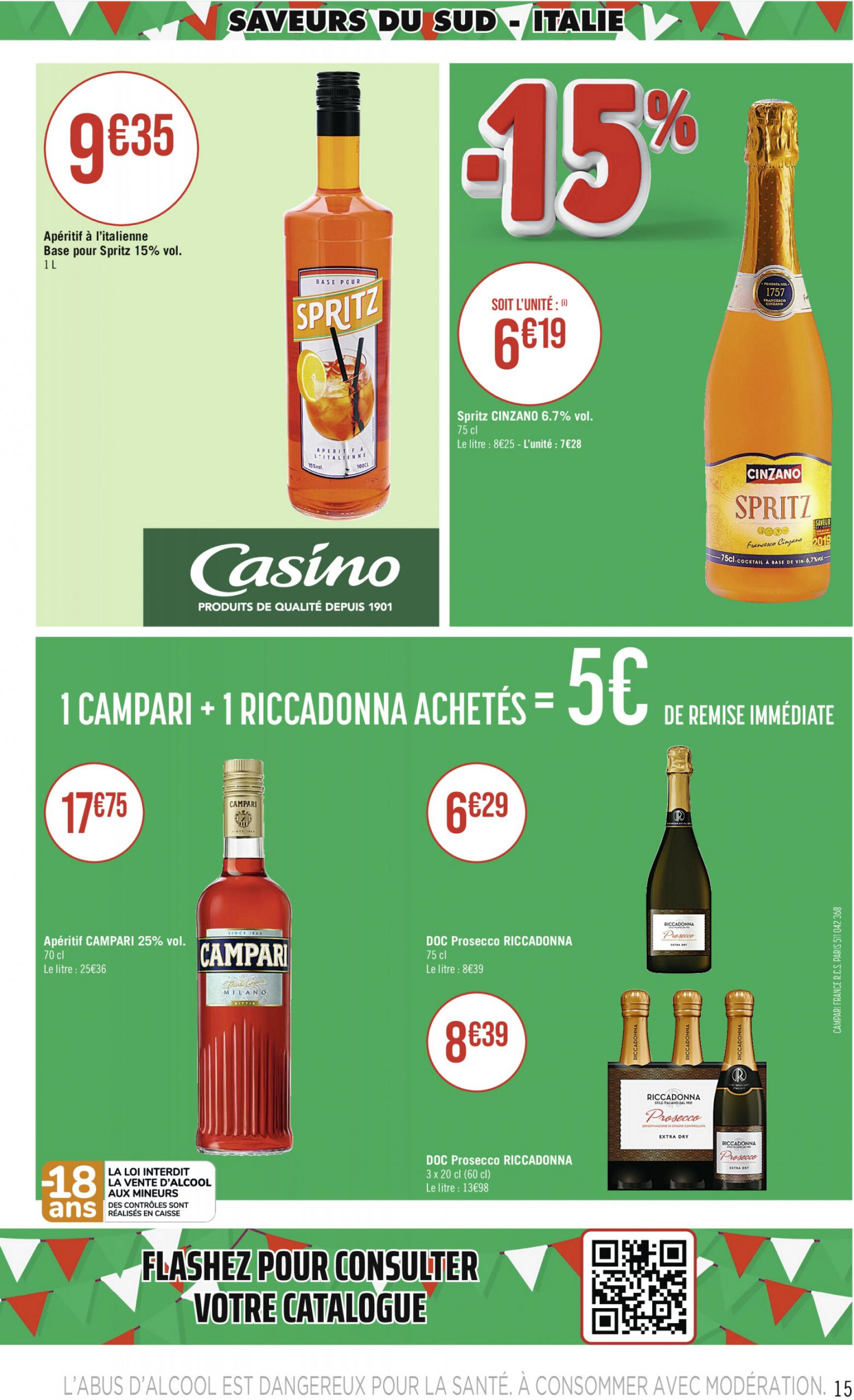 casino - Prospectus Casino Supermarché actuel 23.07. - 04.08. - page: 15