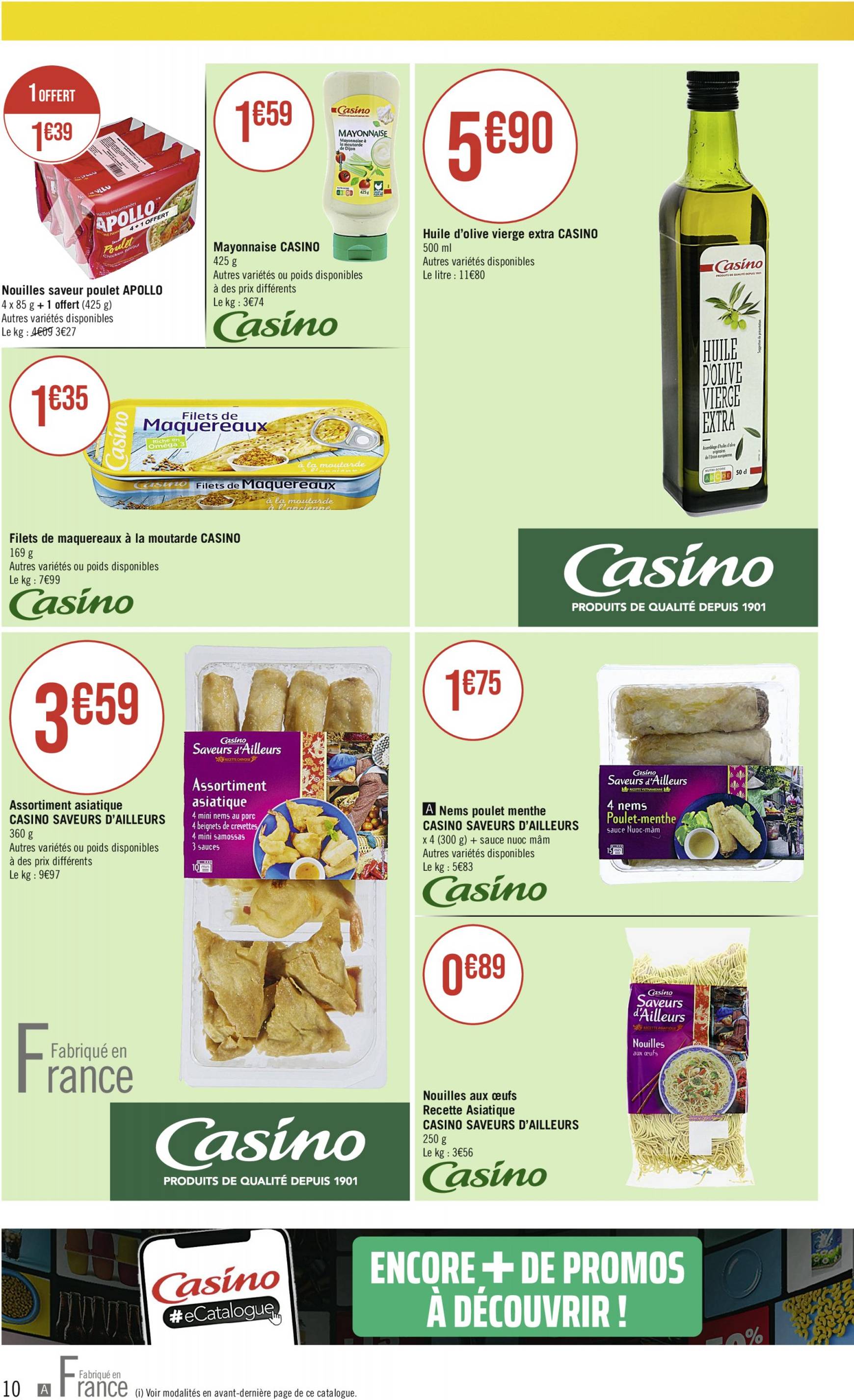 casino - Catalogue Casino Supermarché valable dès 10.09. - 22.09. - page: 10