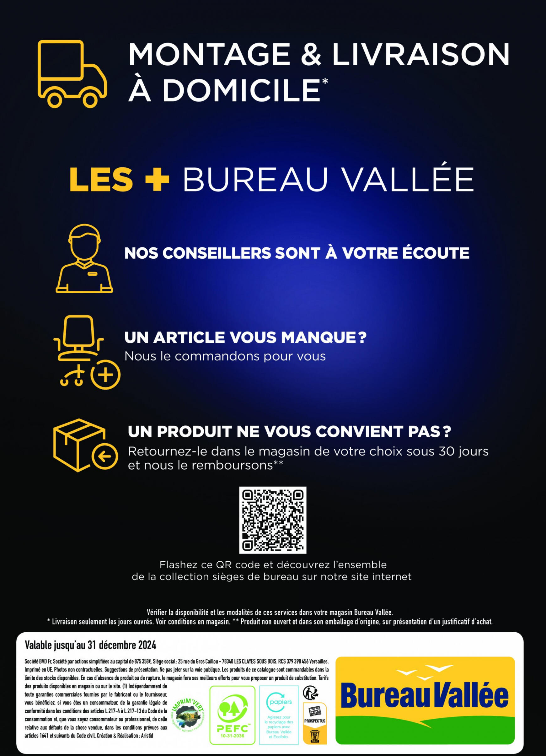 bureau-vallee - Burreau Vallée - SIÈGES DE BUREAU valable à partir de 21.01.2024 - page: 28