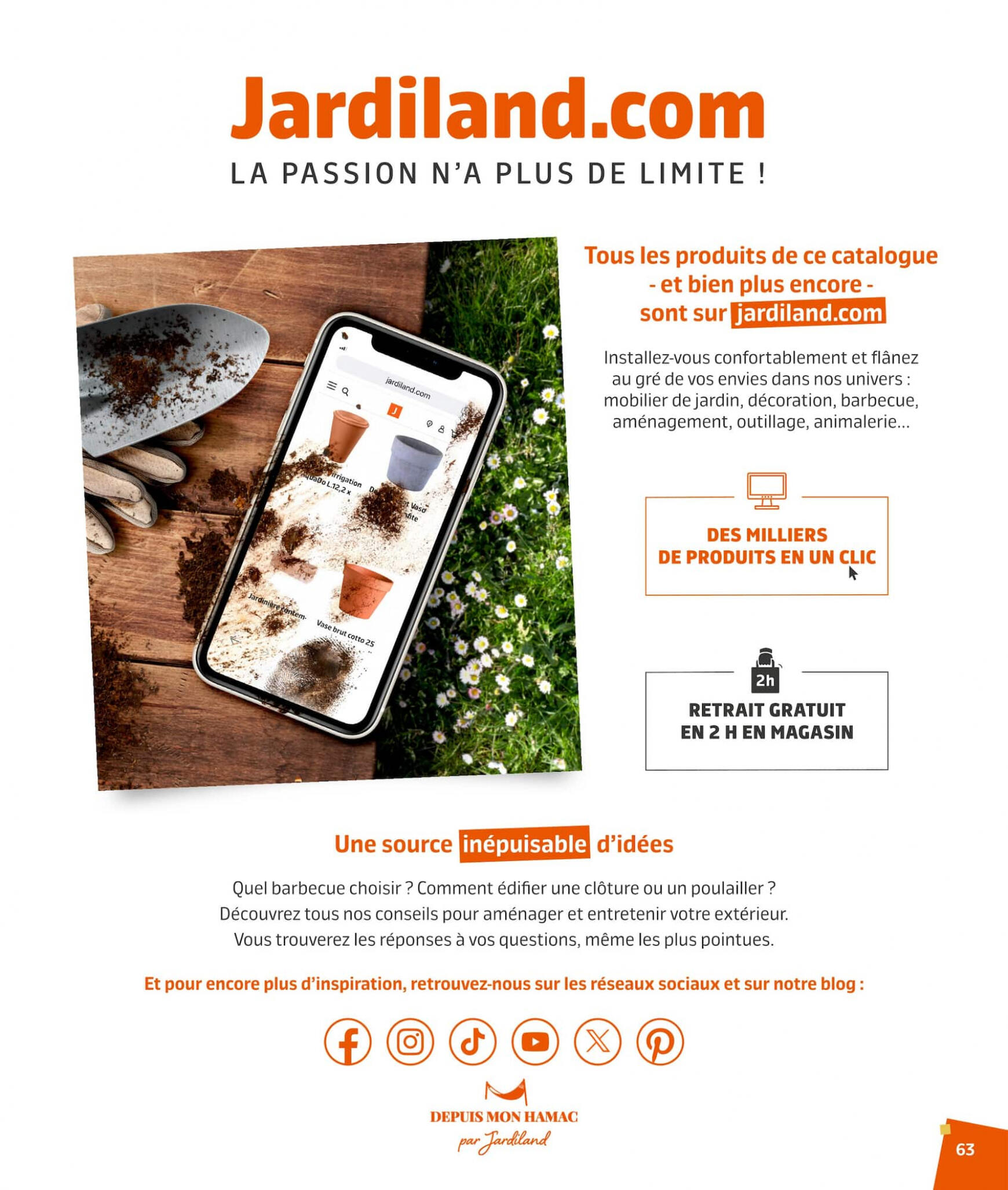 jardiland - Jardiland - On est tellement bien dehors ! valable à partir de 01.03.2024 - page: 63