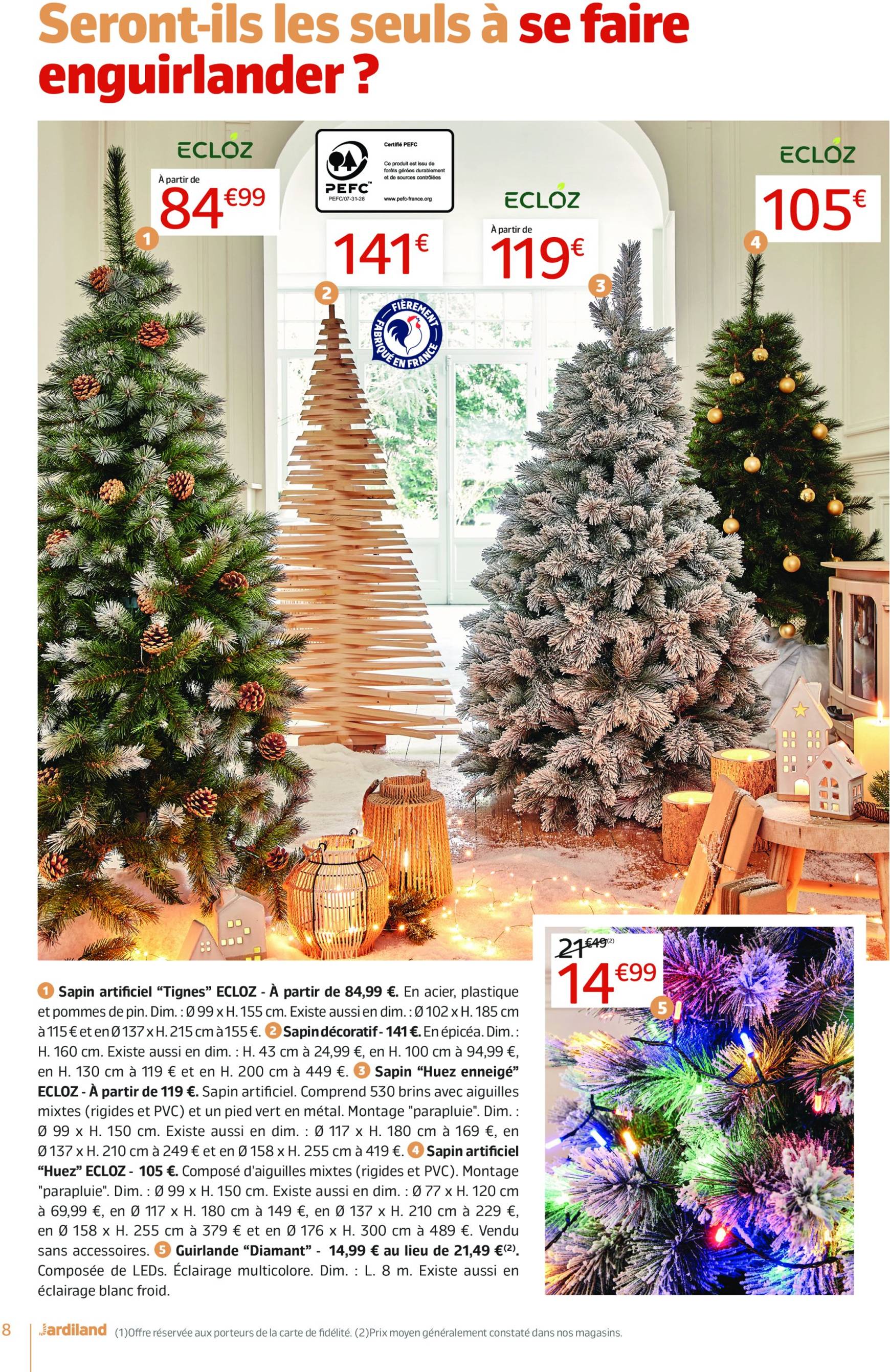 jardiland - Catalogue Jardiland - Noel valable dès 20/11 - 01/12 - page: 8