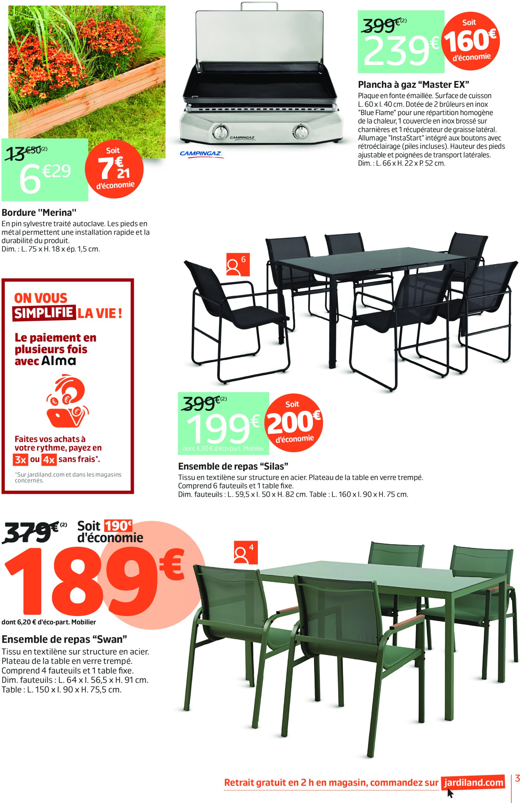 jardiland - Catalogue Jardiland valable du 25/06 au 22/07 - page: 3