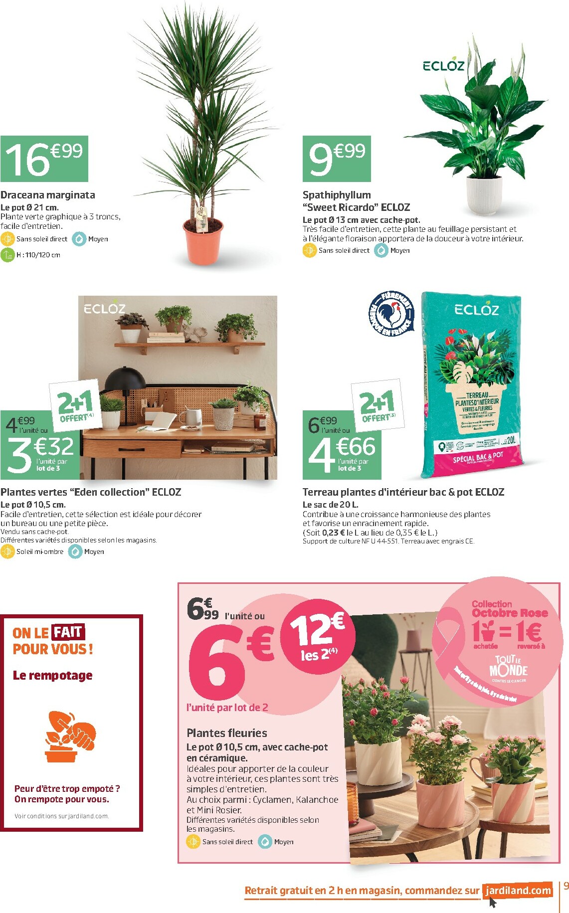 jardiland - Catalogue Jardiland valable du 01/10 au 12/10 - page: 9
