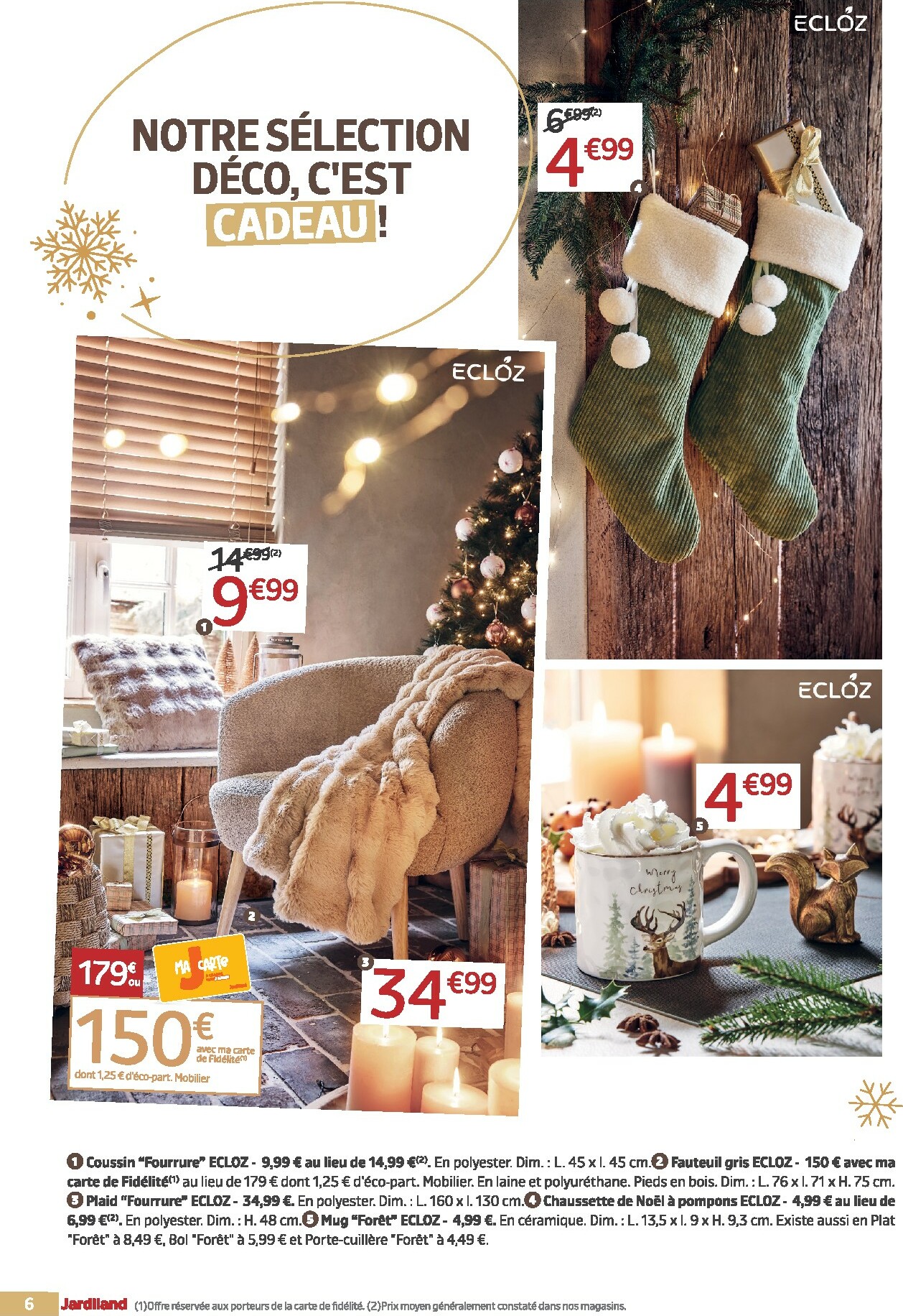 jardiland - Catalogue Jardiland valable du 19/11 au 07/12 - page: 6