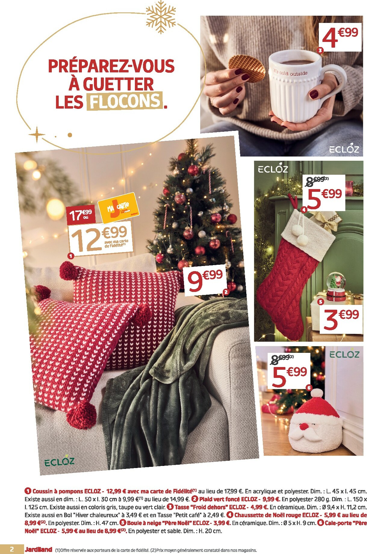 jardiland - Catalogue Jardiland valable du 19/11 au 07/12 - page: 2