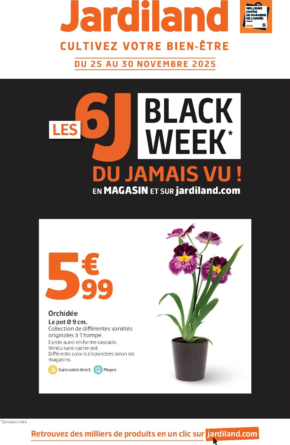 jardiland - Catalogue Jardiland - Black Week valable du 25/11 au 30/11 - page: 1
