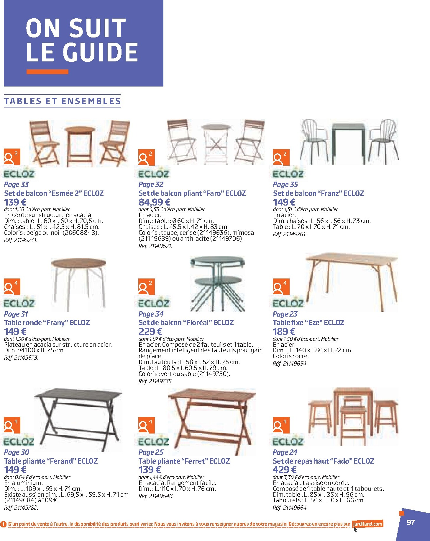 jardiland - Catalogue Jardiland valable du 02/03/2026 au 23/06/2026 - page: 97