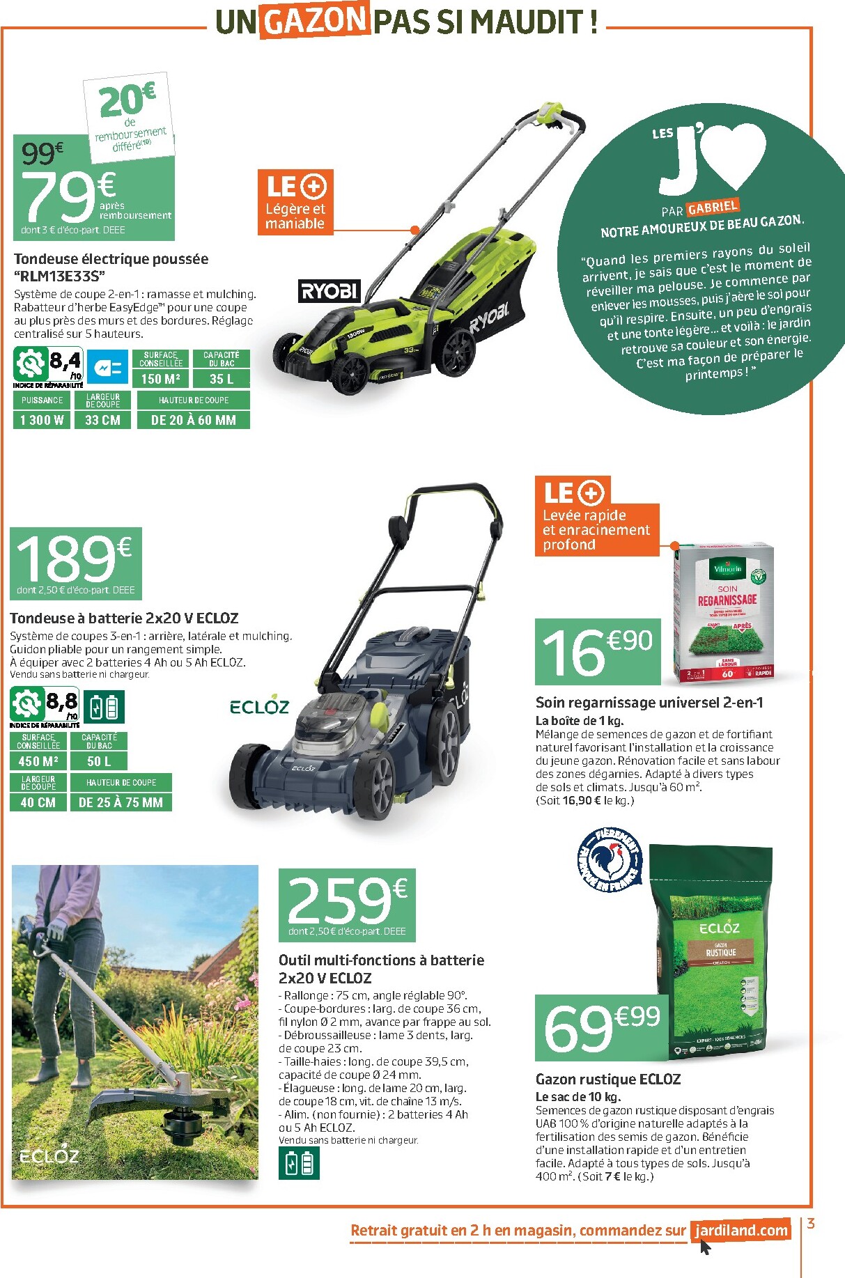 jardiland - Catalogue Jardiland valable du 03/03/2026 au 15/03/2026 - page: 3