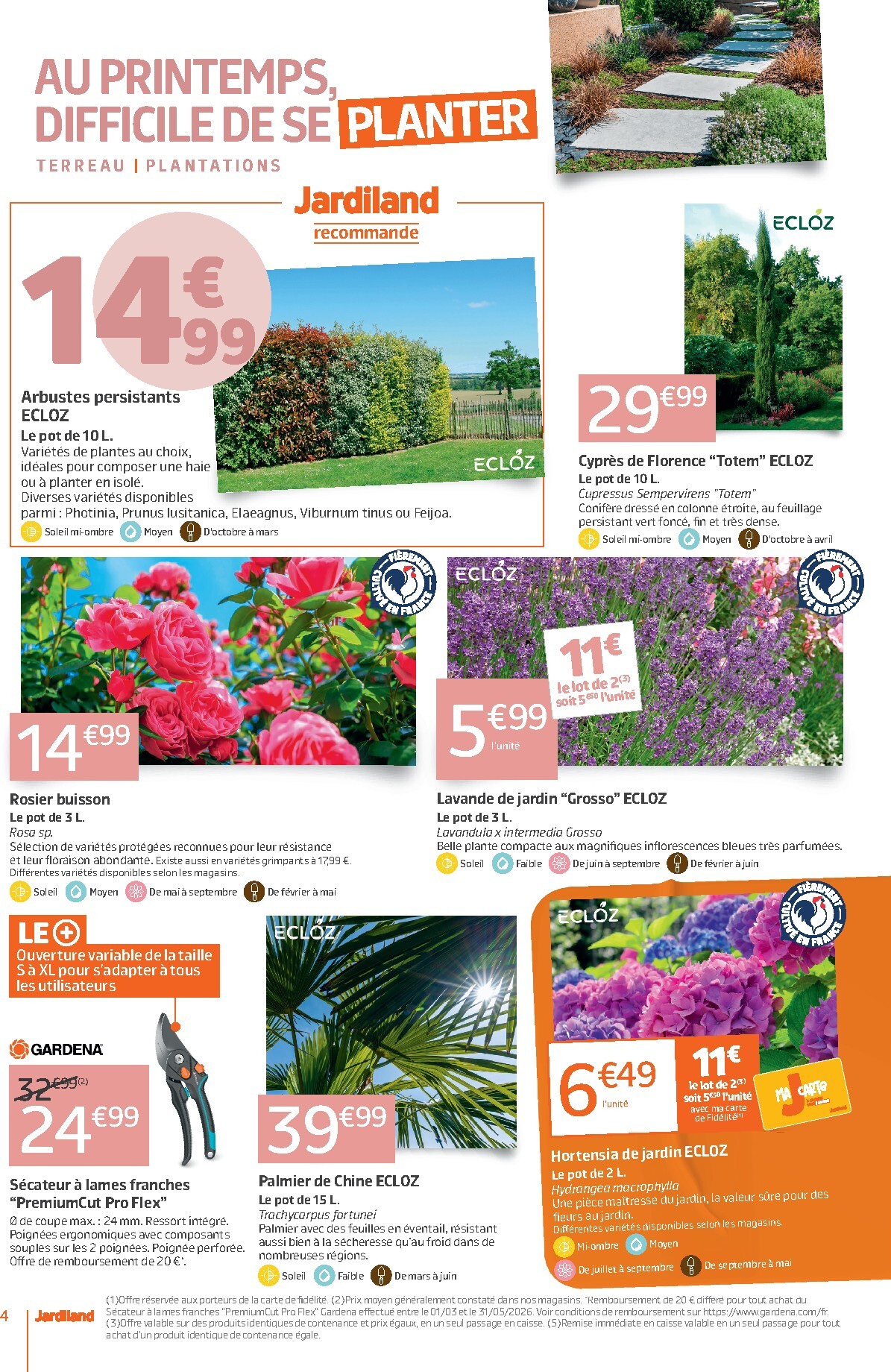 jardiland - Catalogue Jardiland valable du 18/03/2026 au 29/03/2026 - page: 4
