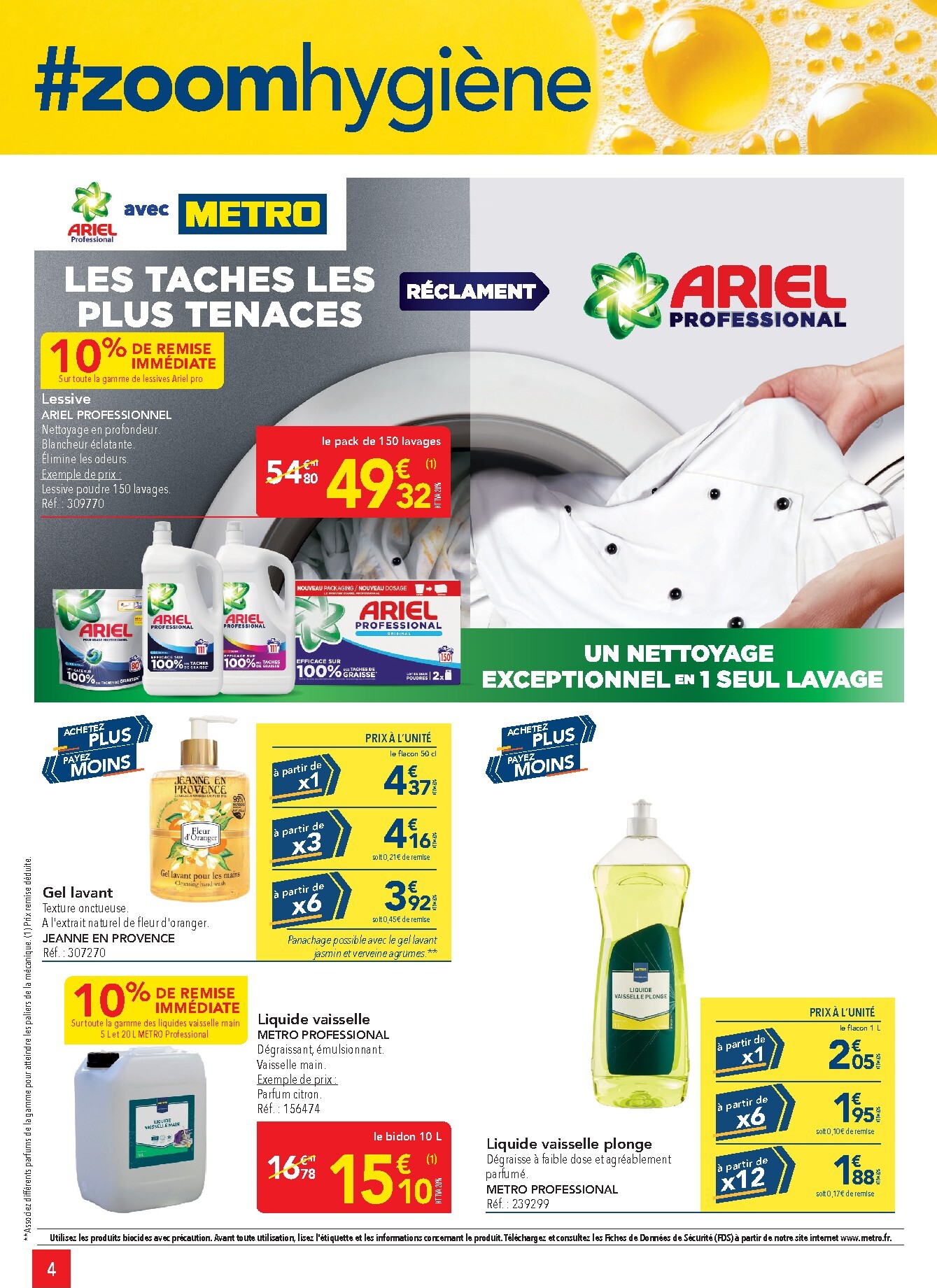 metro - Current Metro - Offres Prix & Promos Equipement leaflet valid from de jeudi 21/05/2026 to du samedi 20/06/2026 - page: 4