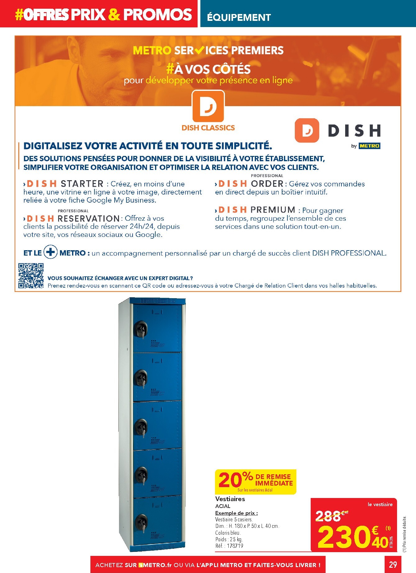 metro - Current Metro - Offres Prix & Promos Equipement leaflet valid from de jeudi 21/05/2026 to du samedi 20/06/2026 - page: 29