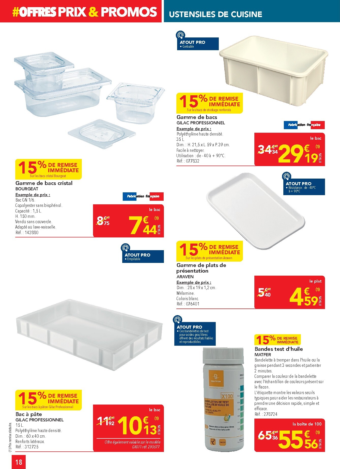 metro - Current Metro - Offres Prix & Promos Equipement leaflet valid from de jeudi 21/05/2026 to du samedi 20/06/2026 - page: 18