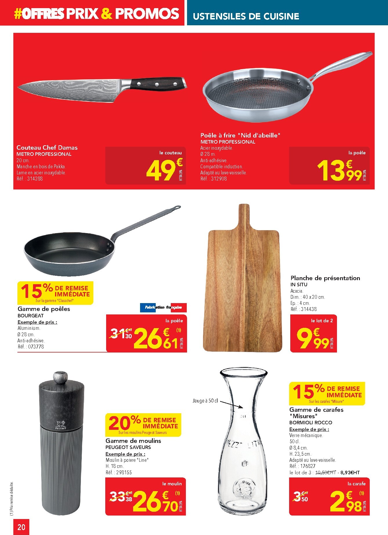 metro - Current Metro - Offres Prix & Promos Equipement leaflet valid from de jeudi 21/05/2026 to du samedi 20/06/2026 - page: 20
