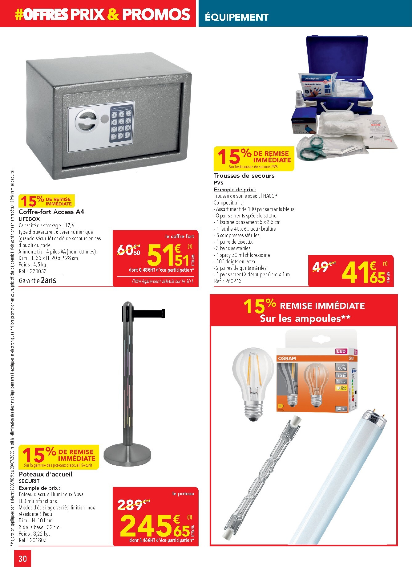 metro - Current Metro - Offres Prix & Promos Equipement leaflet valid from de jeudi 21/05/2026 to du samedi 20/06/2026 - page: 30