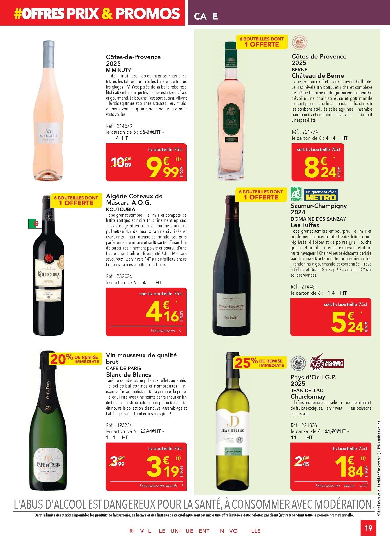 metro - Current Metro - Offres Prix & Promos Restauration leaflet valid from de jeudi 21/05/2026 to du samedi 20/06/2026 - page: 19