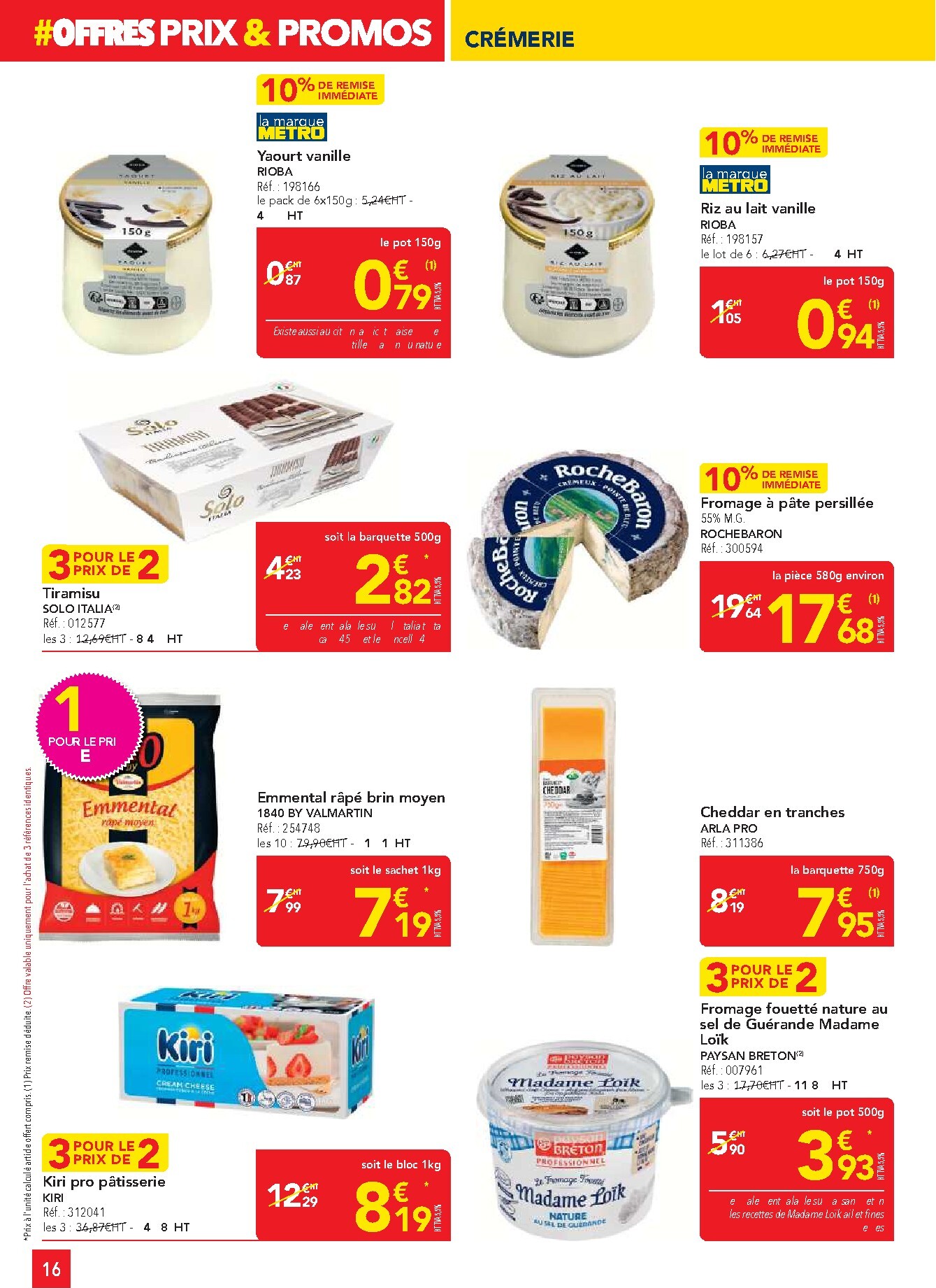 metro - Current Metro - Offres Prix & Promos Restauration leaflet valid from de jeudi 21/05/2026 to du samedi 20/06/2026 - page: 16