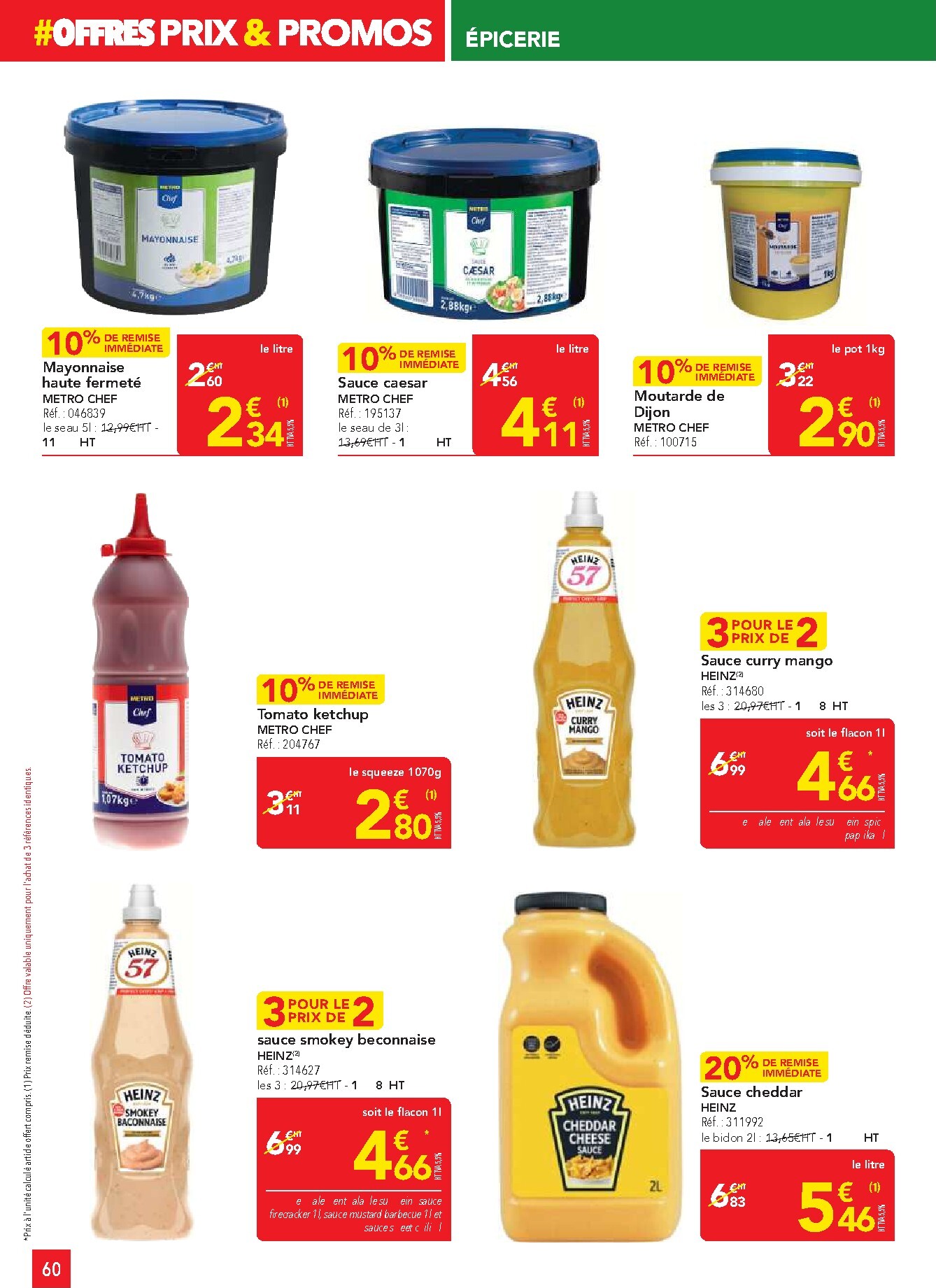metro - Current Metro - Offres Prix & Promos Restauration leaflet valid from de jeudi 21/05/2026 to du samedi 20/06/2026 - page: 60