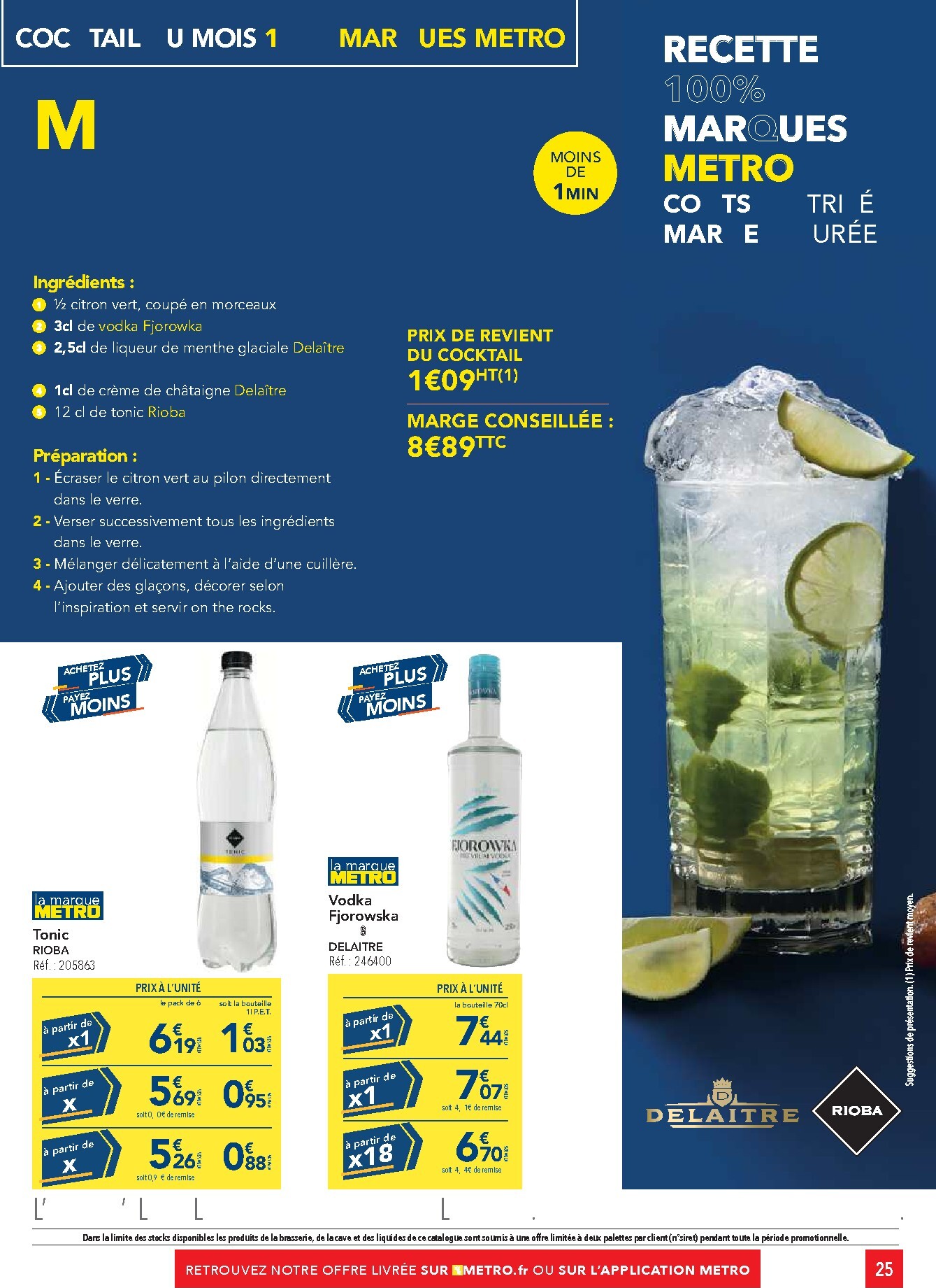metro - Current Metro - Offres Prix & Promos Restauration leaflet valid from de jeudi 21/05/2026 to du samedi 20/06/2026 - page: 25