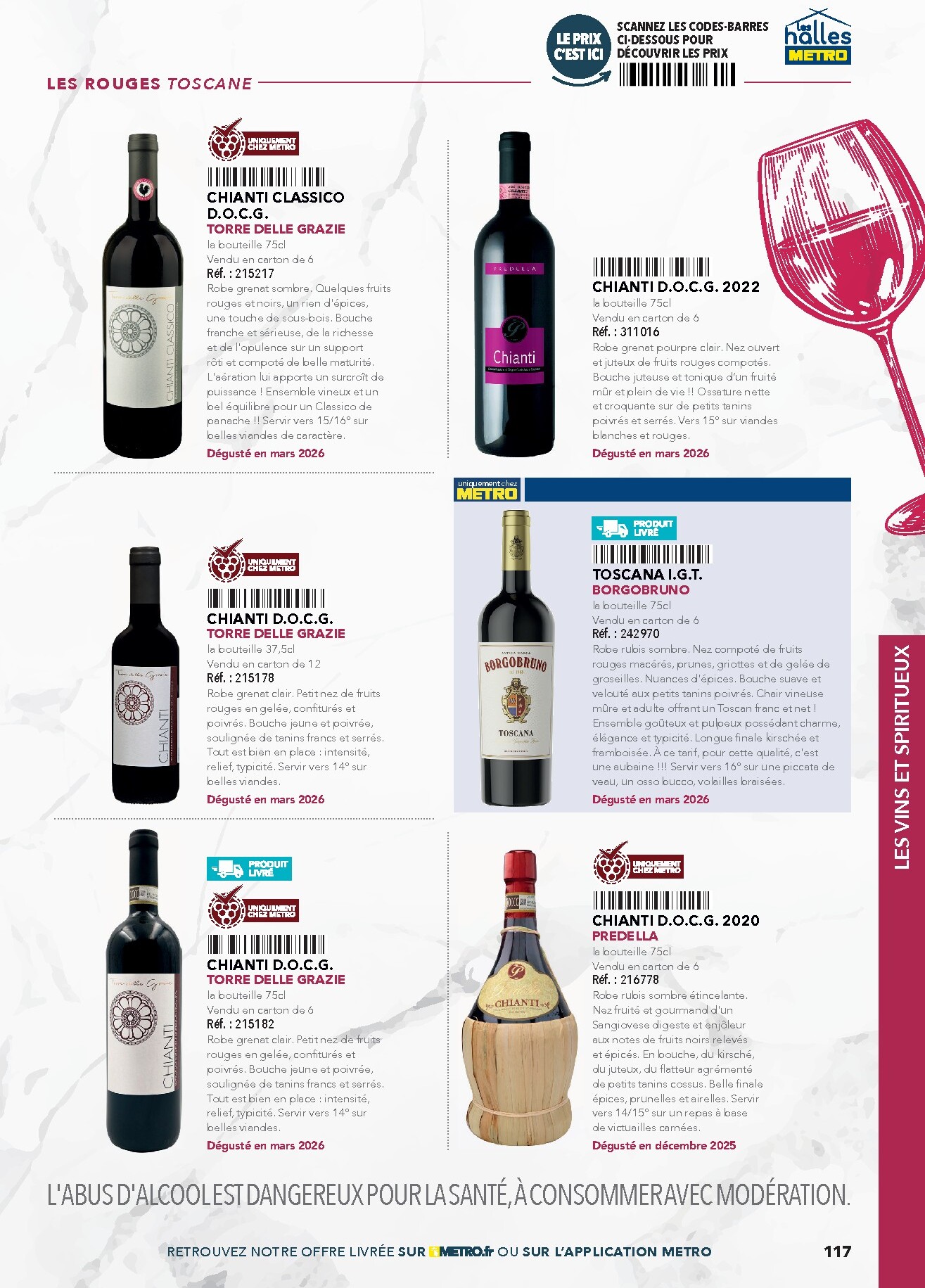 metro - Current Metro - #Guide Italie leaflet valid from du lundi 01/06/2026 to de jeudi 31/12/2026 - page: 117
