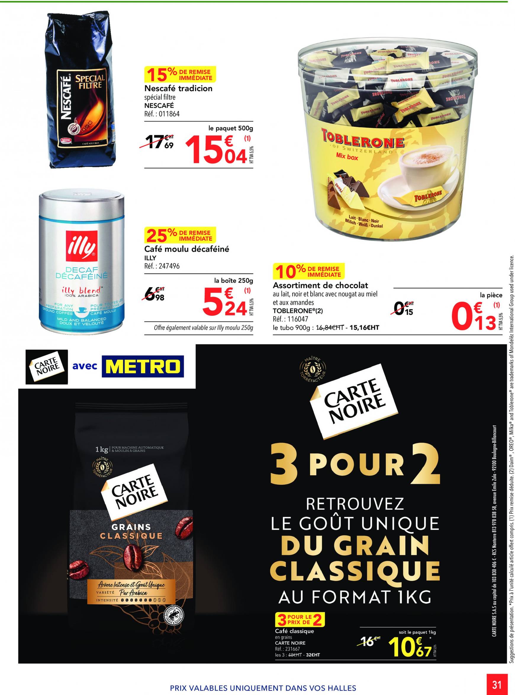 metro - Catalogue Metro - Sélection Promos Restauration valable dès 29.08. - 30.09. - page: 31