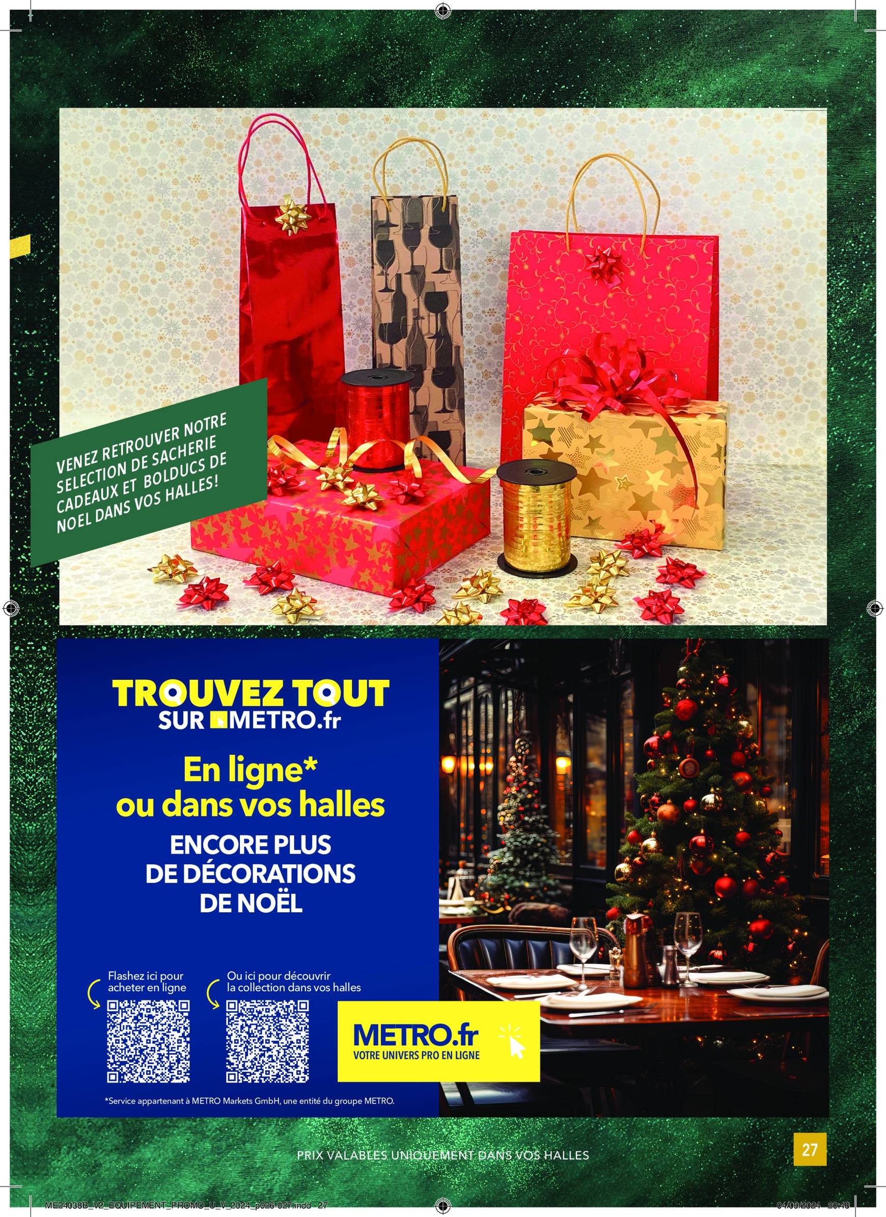 metro - Catalogue Metro - Sélection Promos Equipement valable dès 03.10. - 30.10. - page: 27