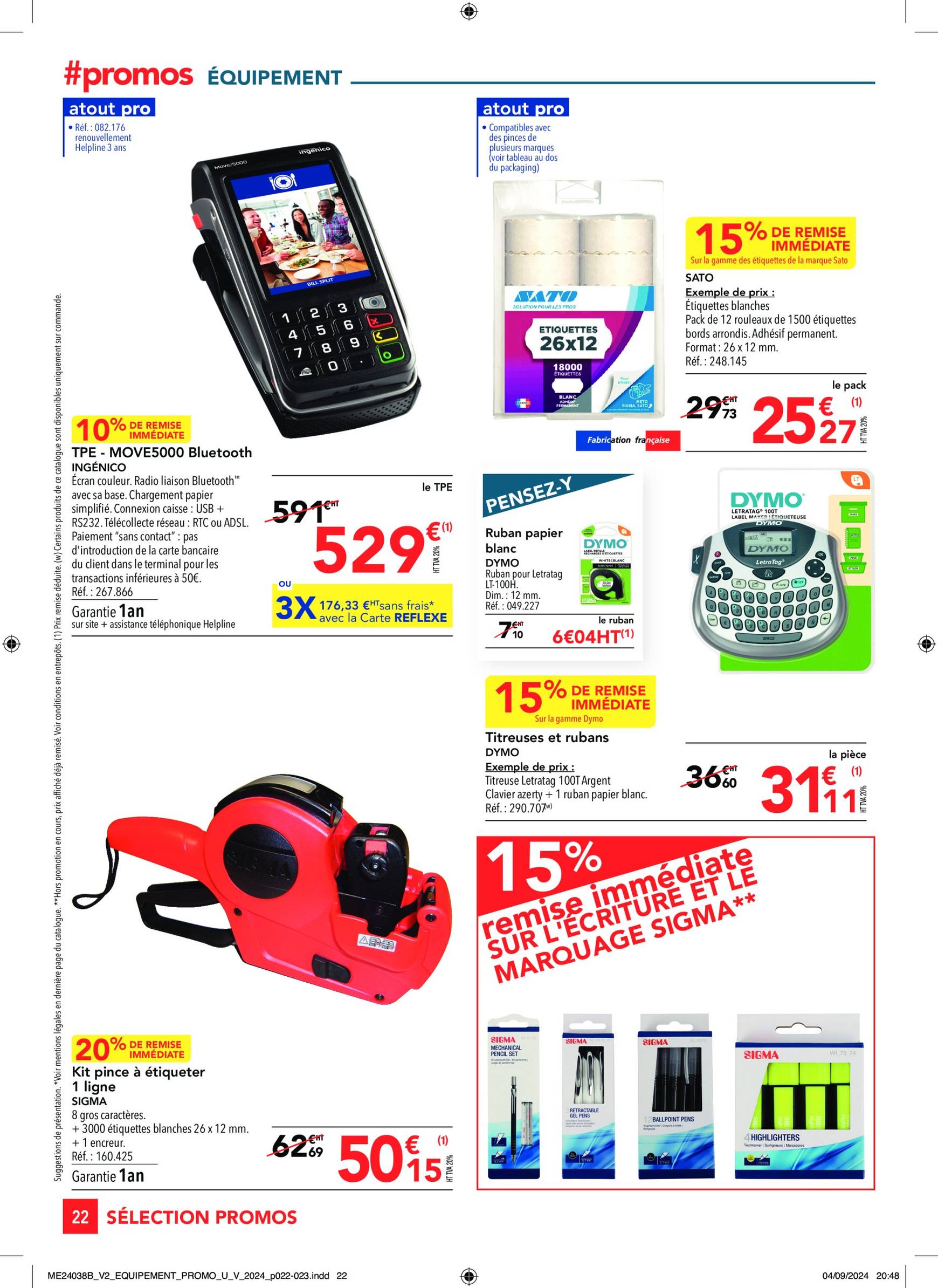 metro - Catalogue Metro - Sélection Promos Equipement valable dès 03.10. - 30.10. - page: 22