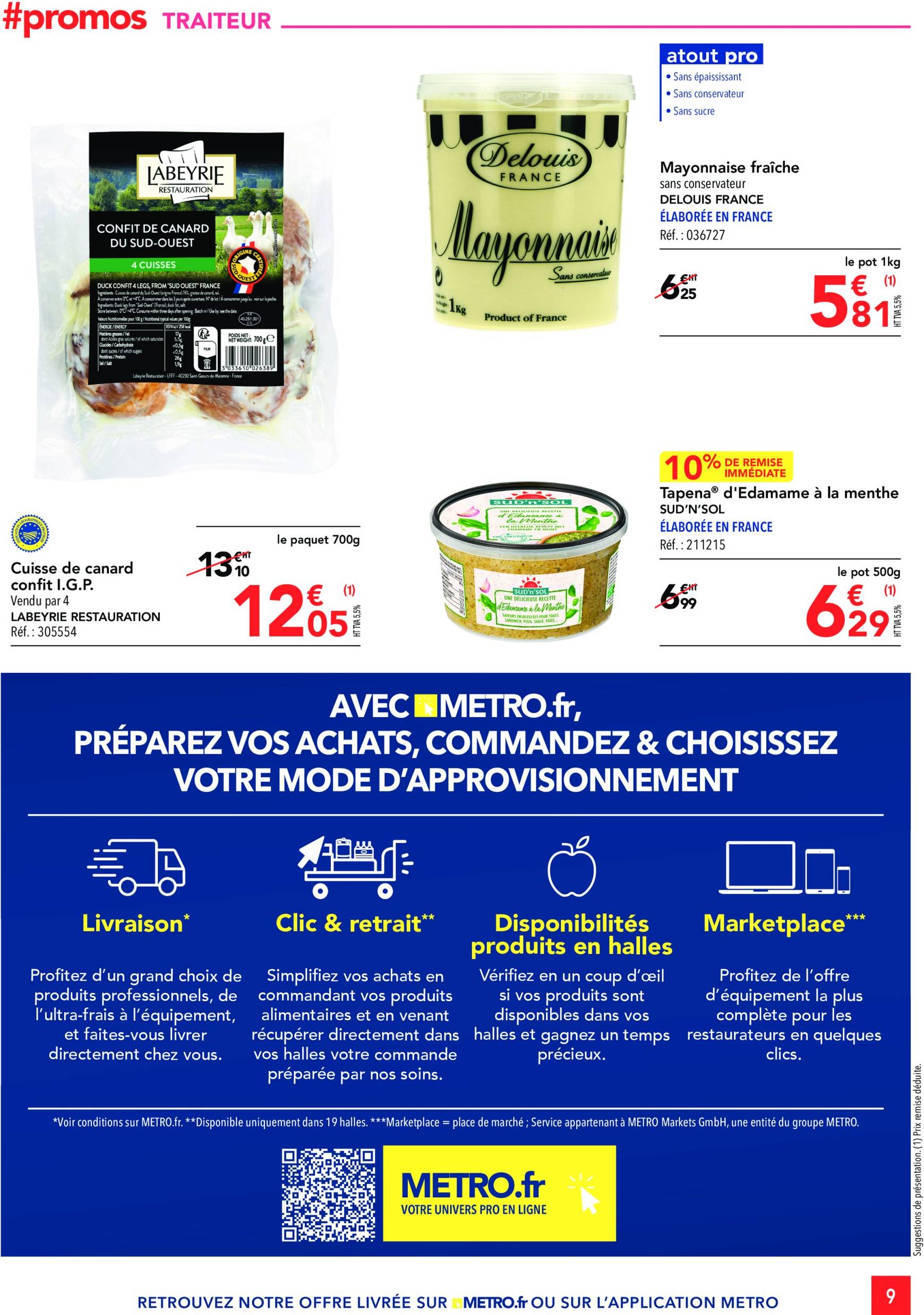 metro - Catalogue Metro - Sélection Promo Traiteurs valable dès 03.10. - 30.10. - page: 9