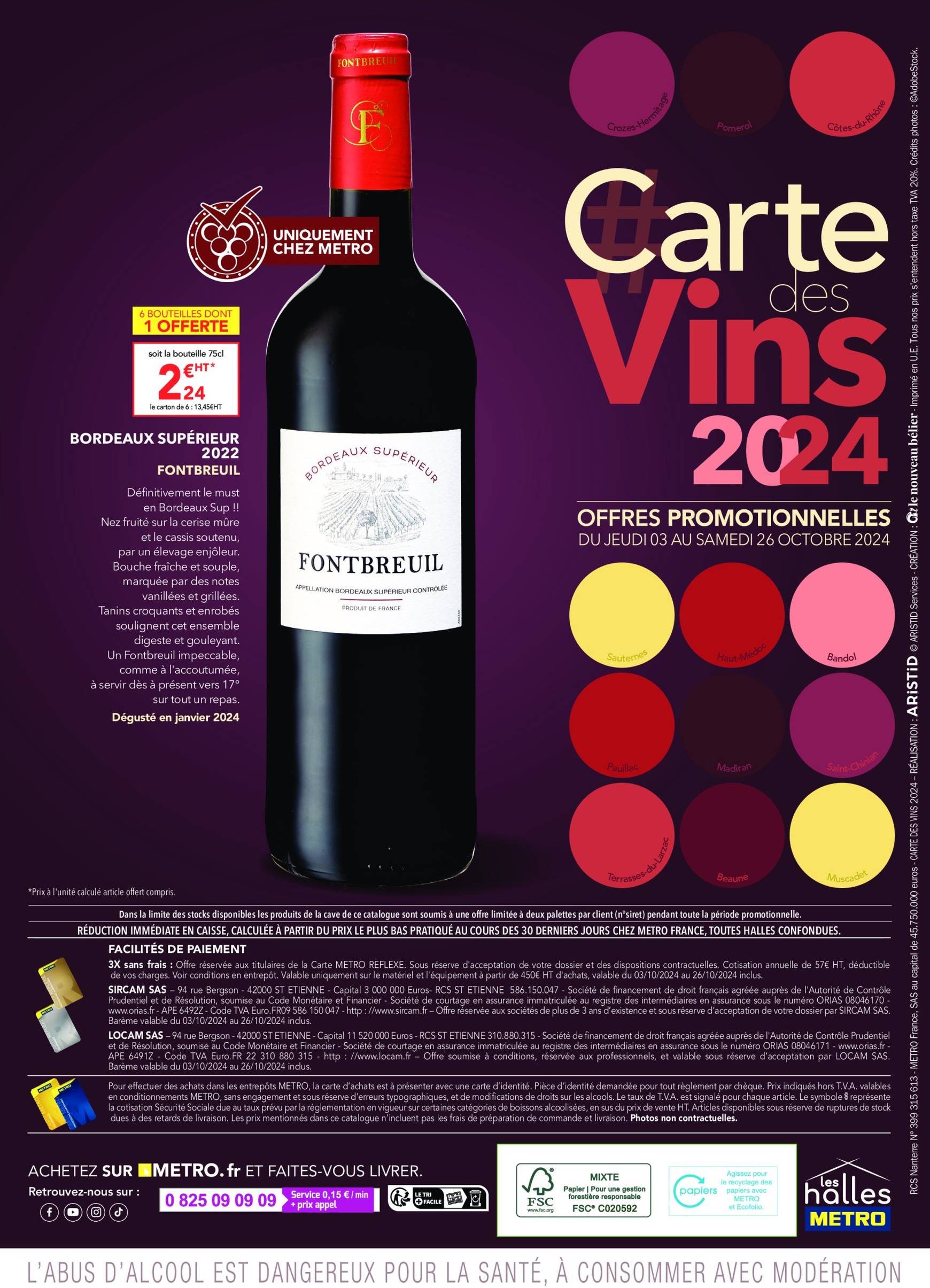 metro - Catalogue Metro - Carte des Vins valable dès 03.10. - 26.10. - page: 92