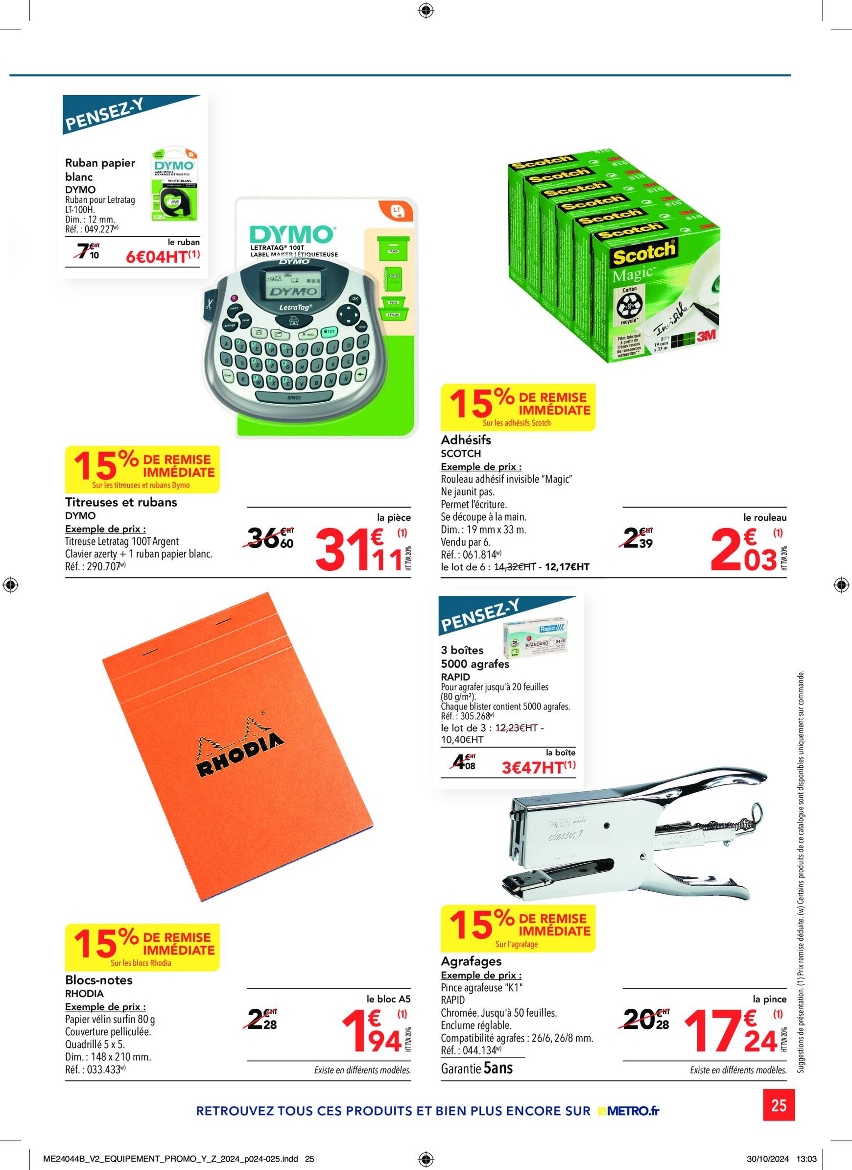 metro - Catalogue Metro - Sélection Promos Equipement valable dès 28/11 - 31/12 - page: 25