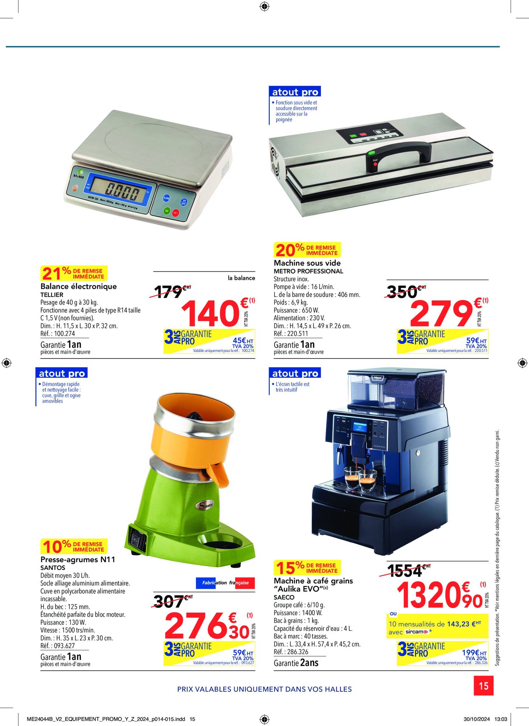 metro - Catalogue Metro - Sélection Promos Equipement valable dès 28/11 - 31/12 - page: 15