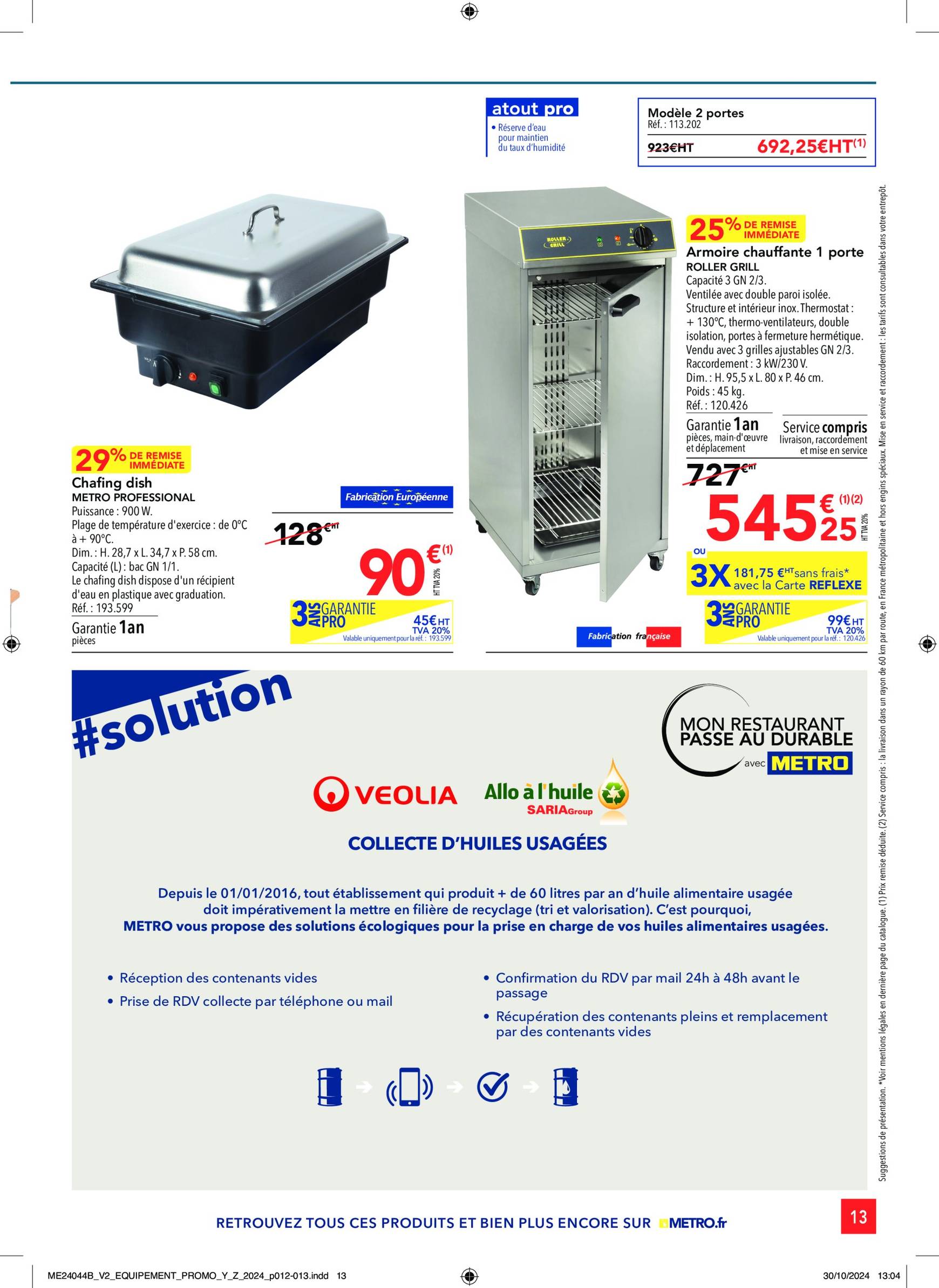 metro - Catalogue Metro - Sélection Promos Equipement valable dès 28/11 - 31/12 - page: 13