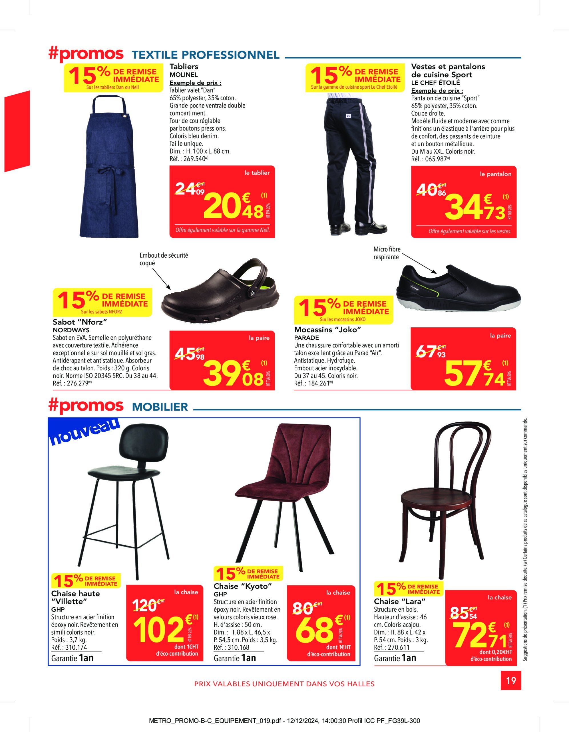 metro - Catalogue Metro - Sélection Promos Equipement valable dès 02/01 - 29/01 - page: 19