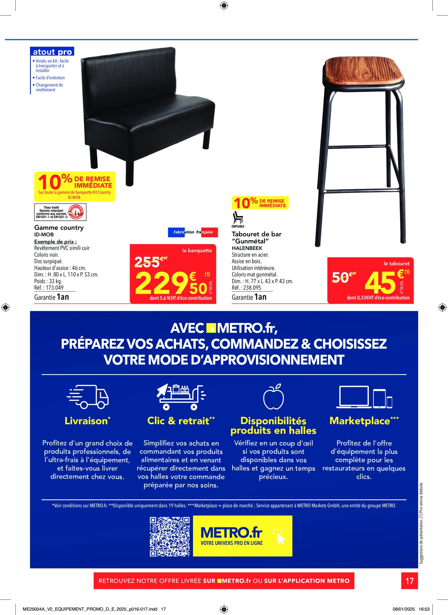 metro - Catalogue Metro - Sélection Promos Equipement valable dès 30/01 - 26/02 - page: 17