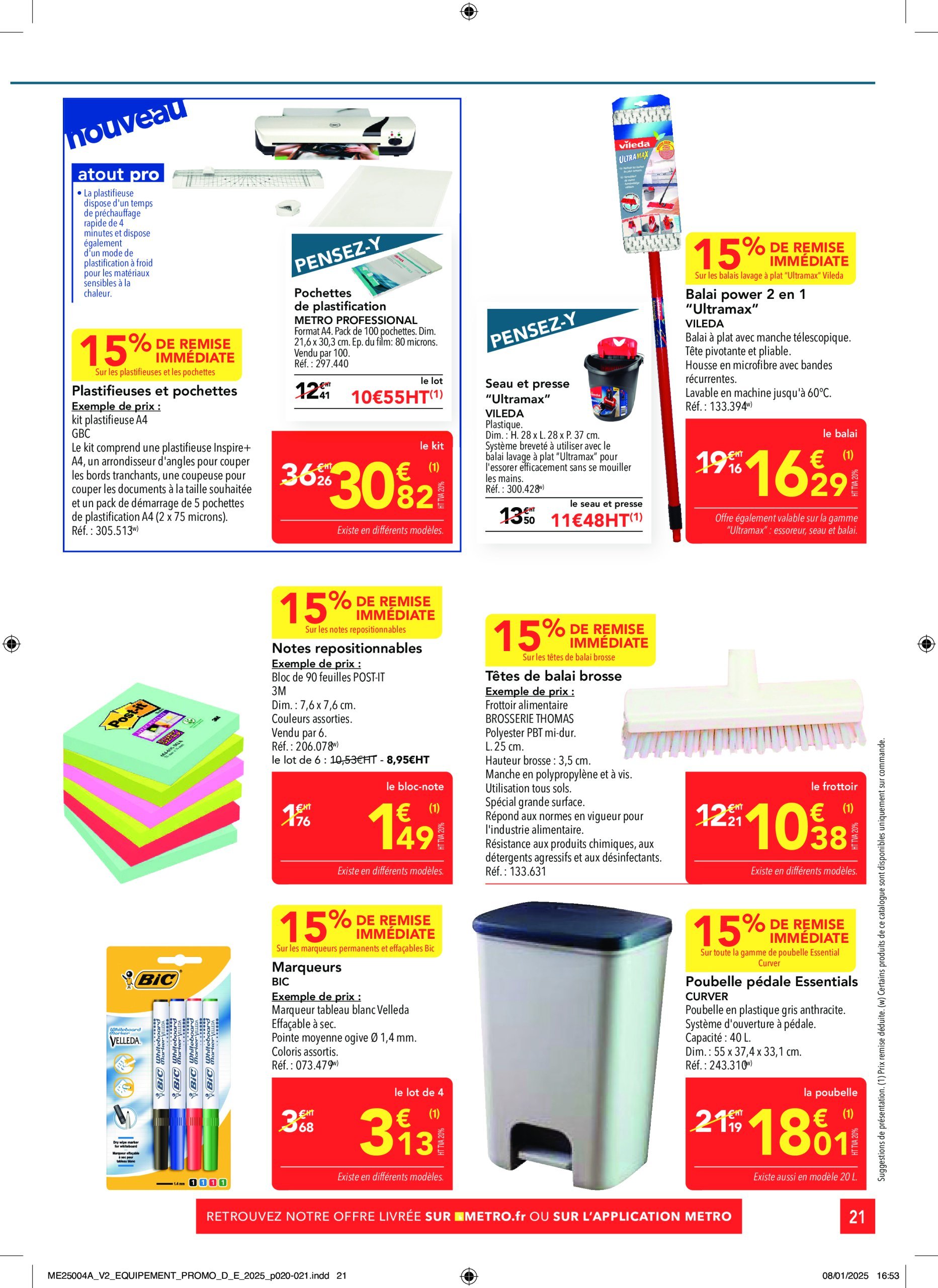 metro - Catalogue Metro - Sélection Promos Equipement valable dès 30/01 - 26/02 - page: 21