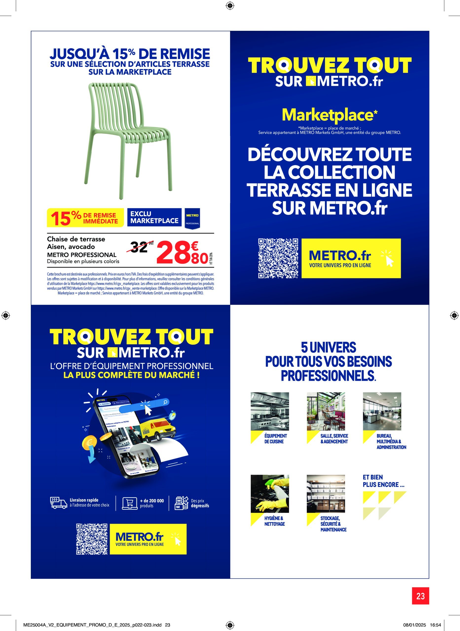 metro - Catalogue Metro - Sélection Promos Equipement valable dès 30/01 - 26/02 - page: 23