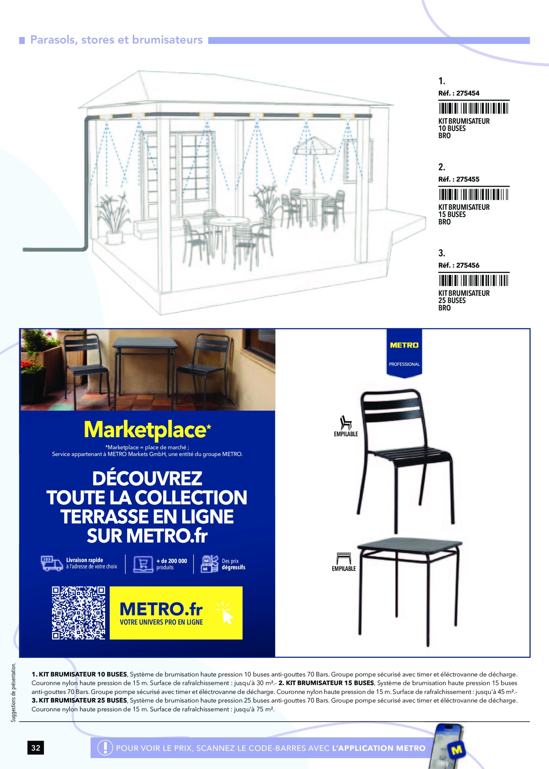 metro - Catalogue Metro - Terrasse valable dès 30/01 - 01/07 - page: 32