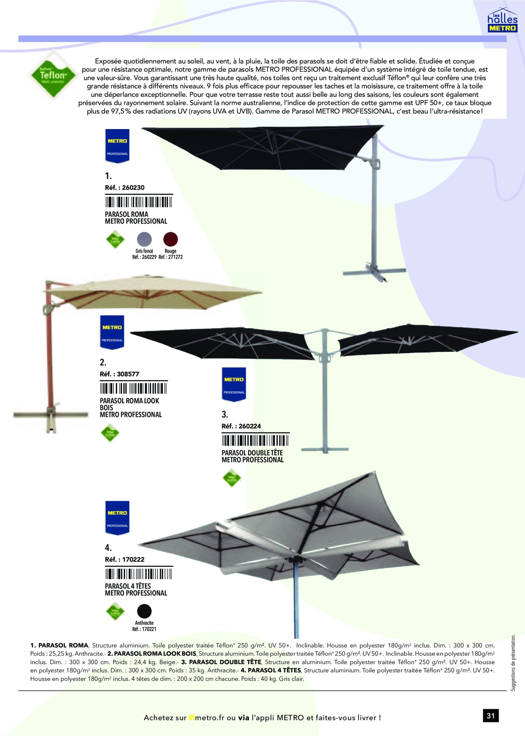 metro - Catalogue Metro - Terrasse valable dès 30/01 - 01/07 - page: 31